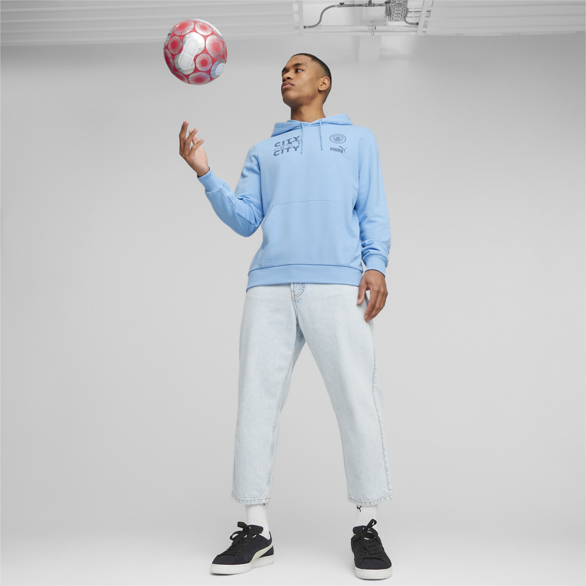 PUMA Sweatshirt »Manchester City FtblCore Hoodie Herren«