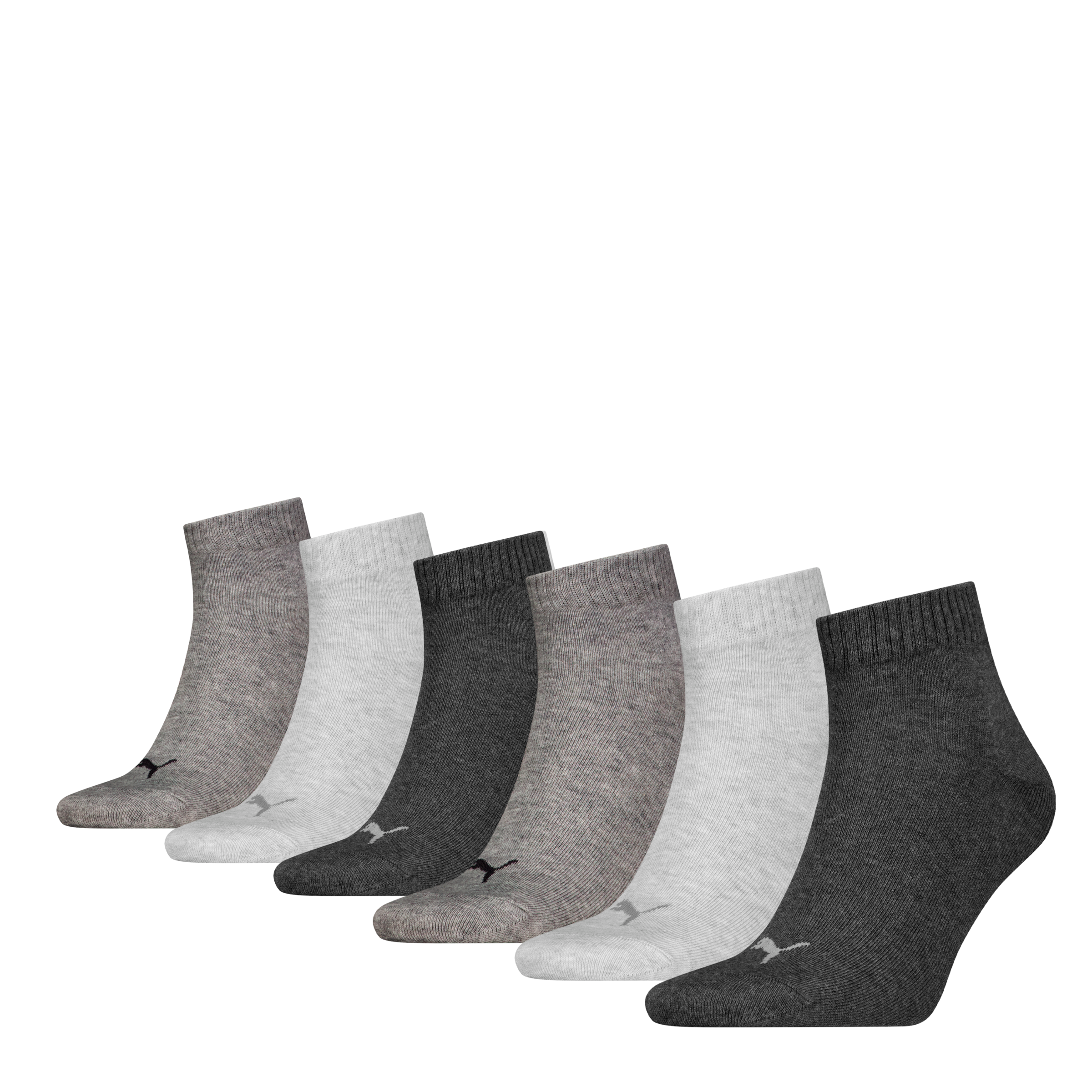 PUMA Kurzsocken "PUMA UNISEX QUARTER PLAIN 6P ECOM", (6er-Pack), mit feucht günstig online kaufen