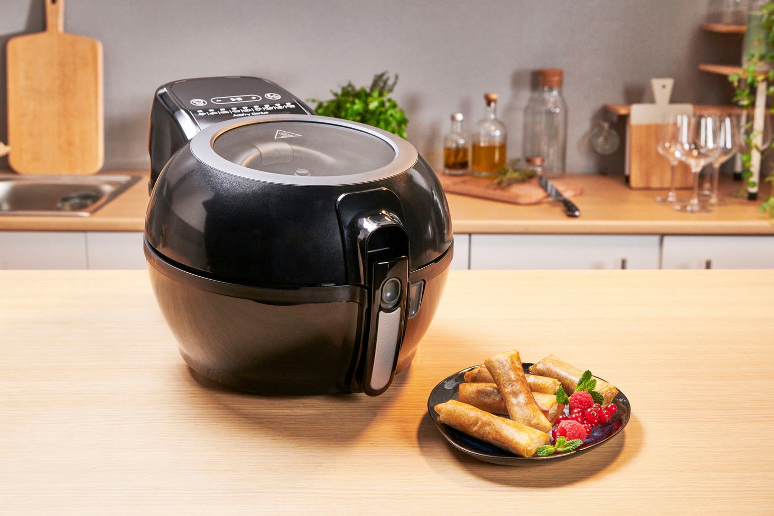 Tefal Heißluftfritteuse »ActiFry Genius +«, 1550 W, 1,2 kg, Timer, 9 automatische Menüs, Rührarm-System, FZ7738
