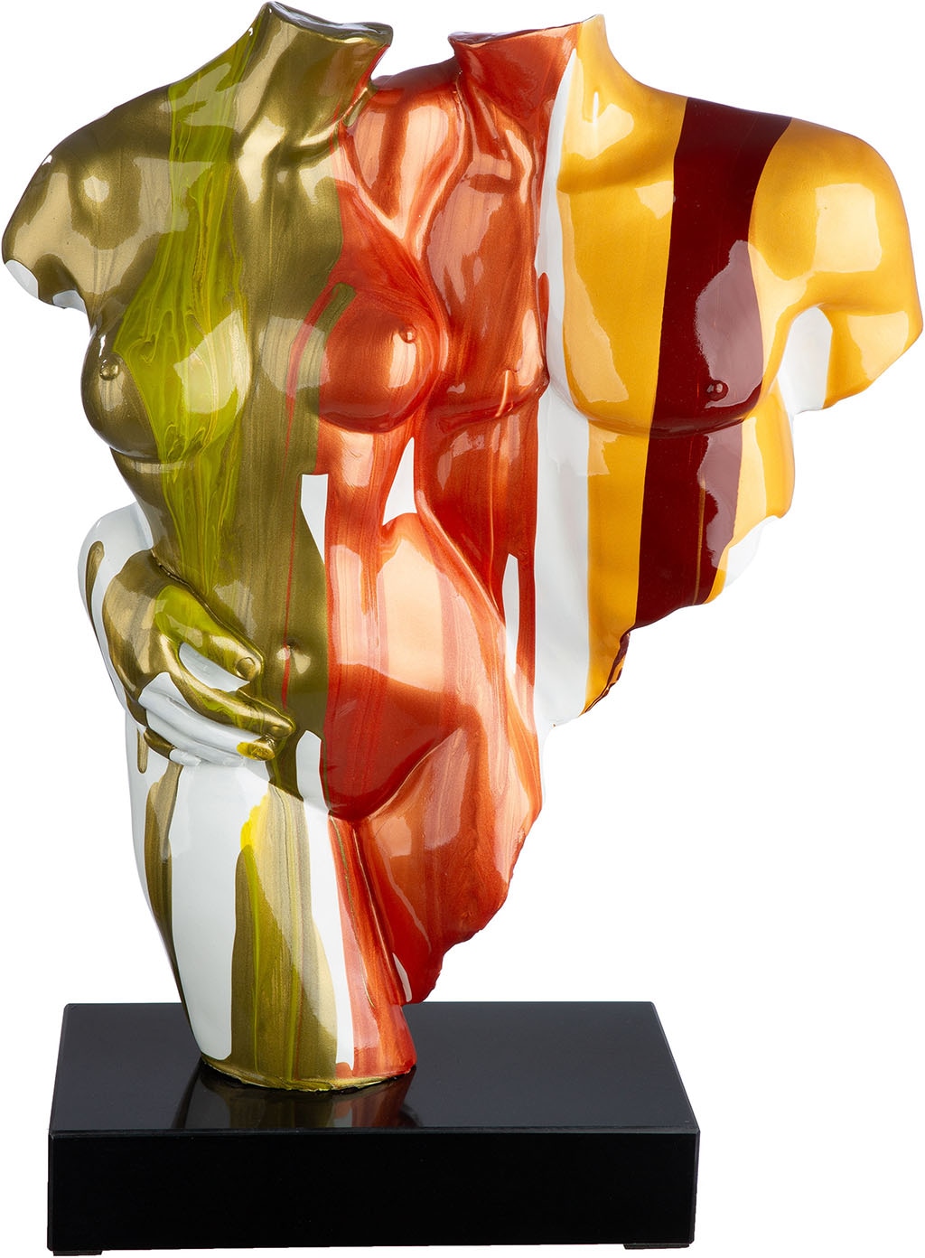 GILDE Skulptur »Skulptur Torso Coppia Colorata«