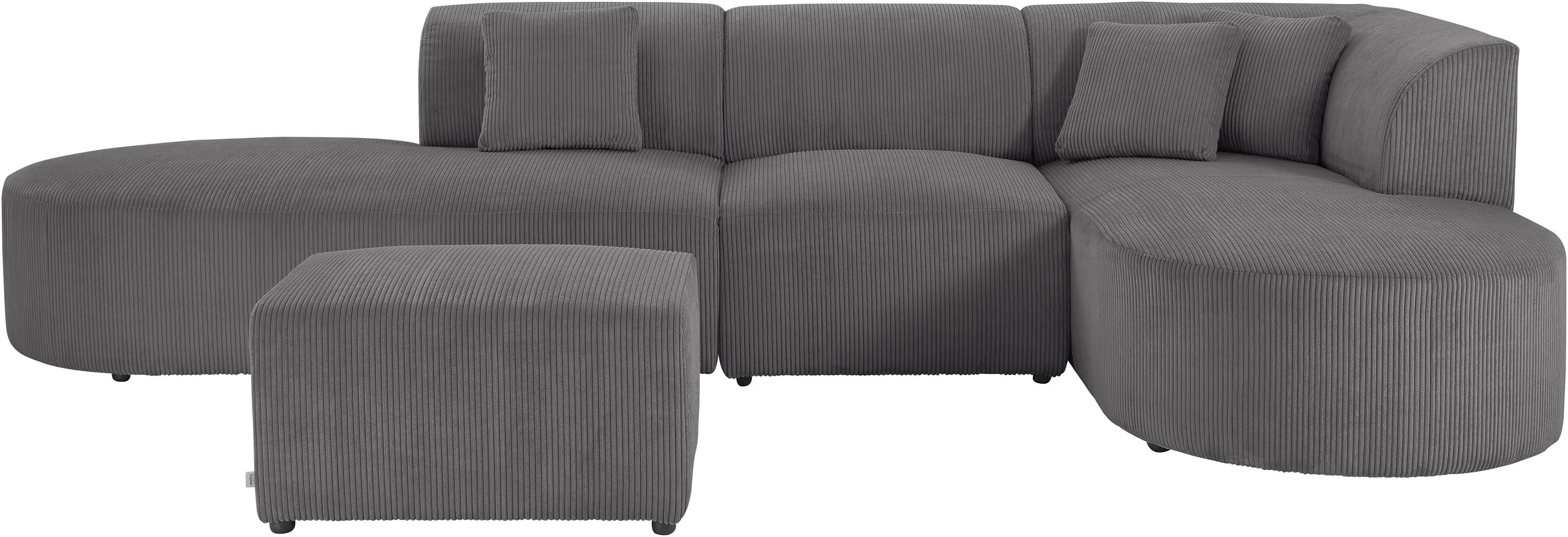 Thumbnail - andas Ecksofa "Alesund L-Form" bestehend aus Modulen, auch einzeln erhältllich, miteinander verbunden