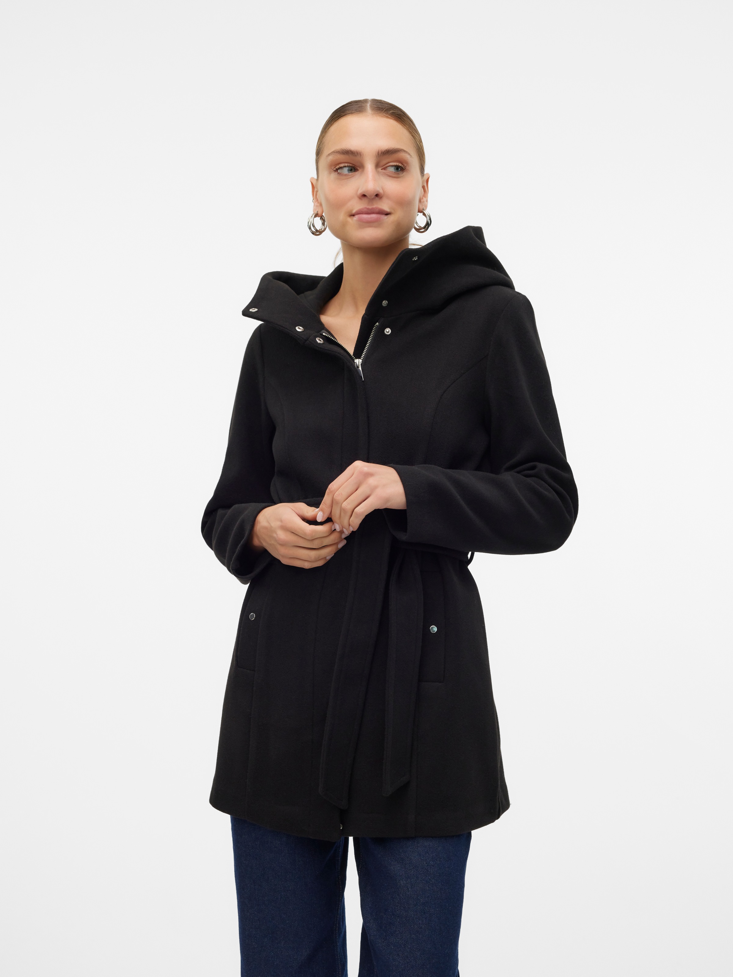 Vero Moda Langjacke »VMPOPLIVA JACKET GA BOO« mit Kapuze