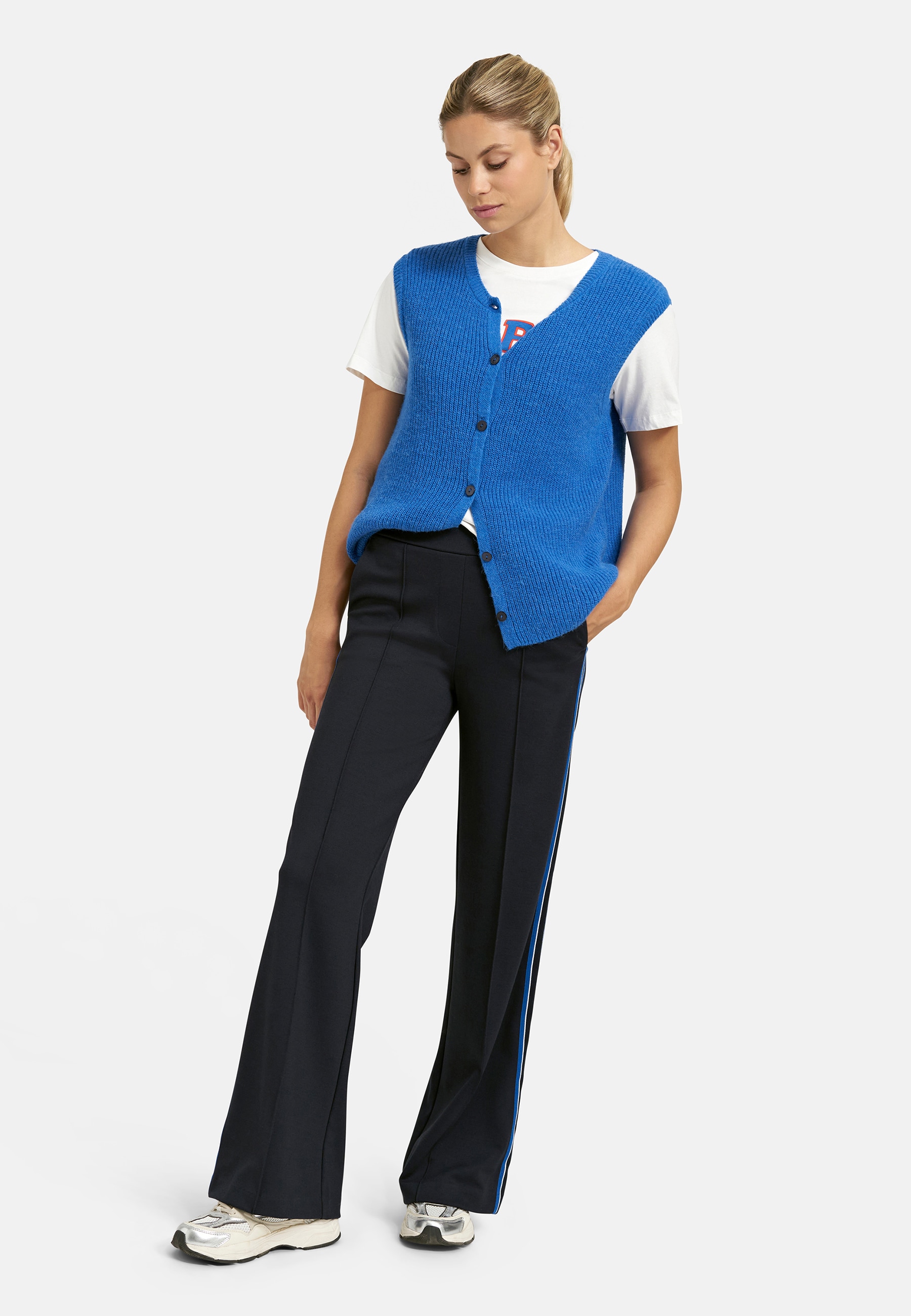 Smith & Soul Strickweste im Rippstrickmuster