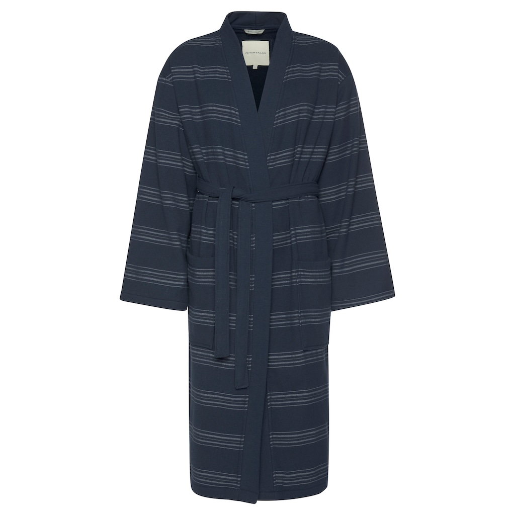 TOM TAILOR HOME Unisex-Bademantel »Wellness Kimono«, (1 St.)