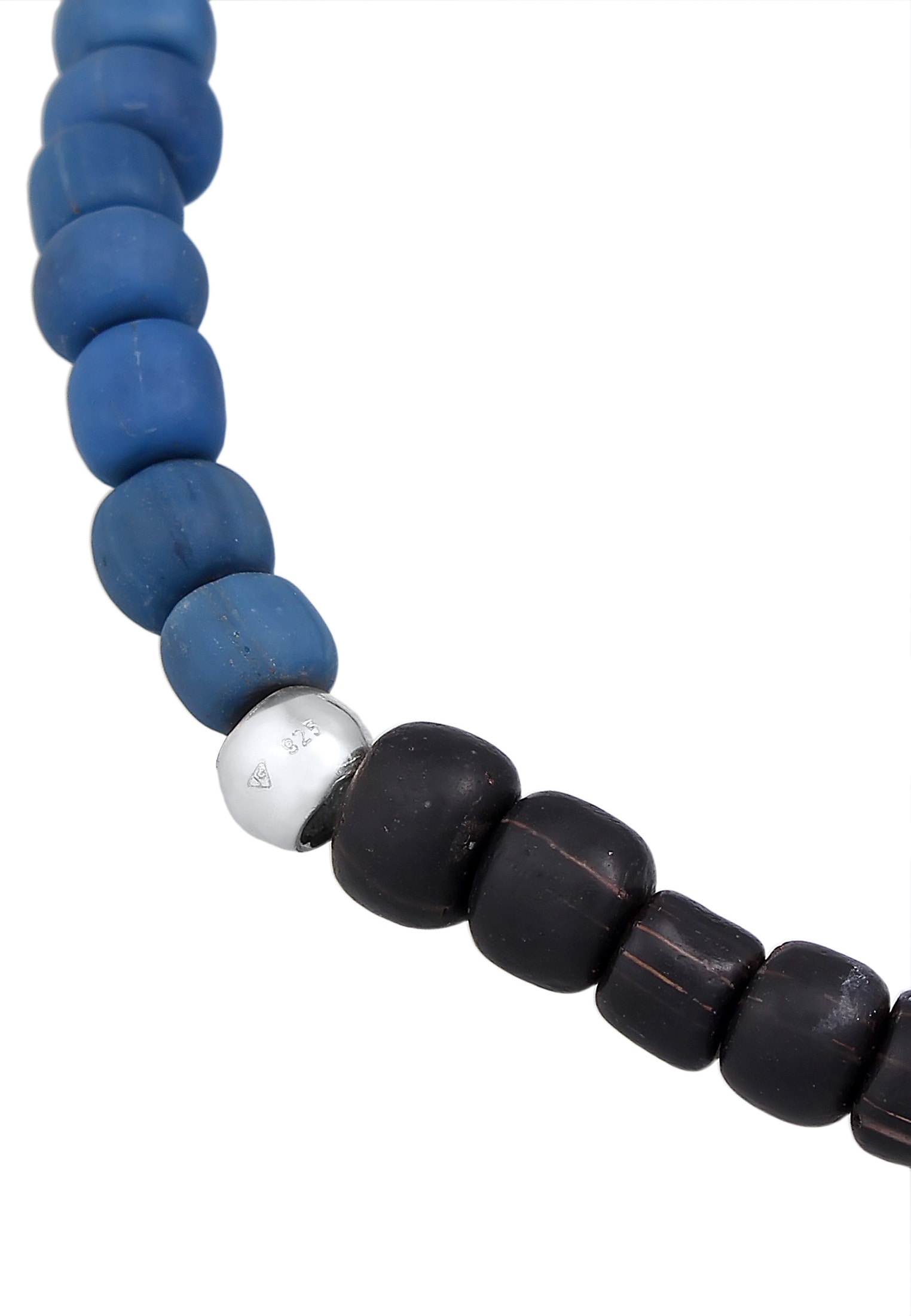 Kuzzoi Armband »Glas Beads 925 Silber«