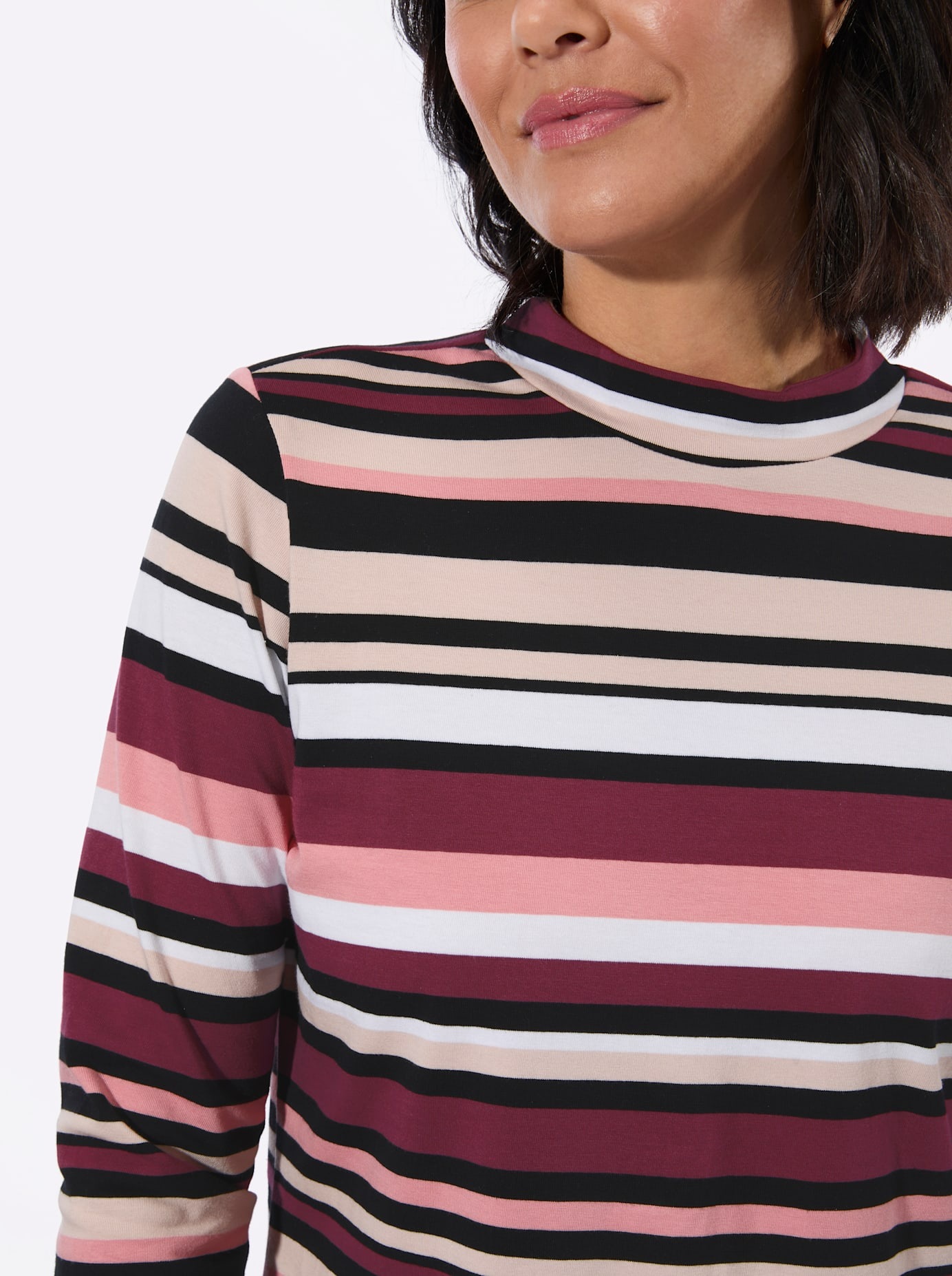 Casual Looks Langarmshirt »Stehkragen-Shirt« 1