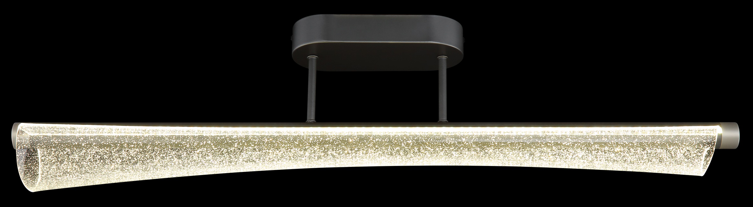 GLOBO LIGHTING Deckenleuchte »MALINDA« LED-Modul 1 Stk. Anthrazit Deckenleuchte mit Acryl klar und Memoryfunktion