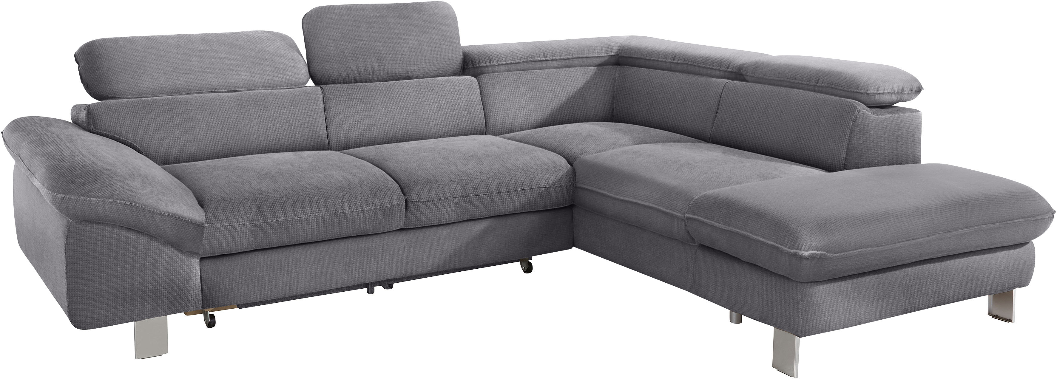 COTTA Ecksofa "Driver L-Form" mit Kopfteilverstellung, wahlweise mit Schlaffunktion & Bettkasten