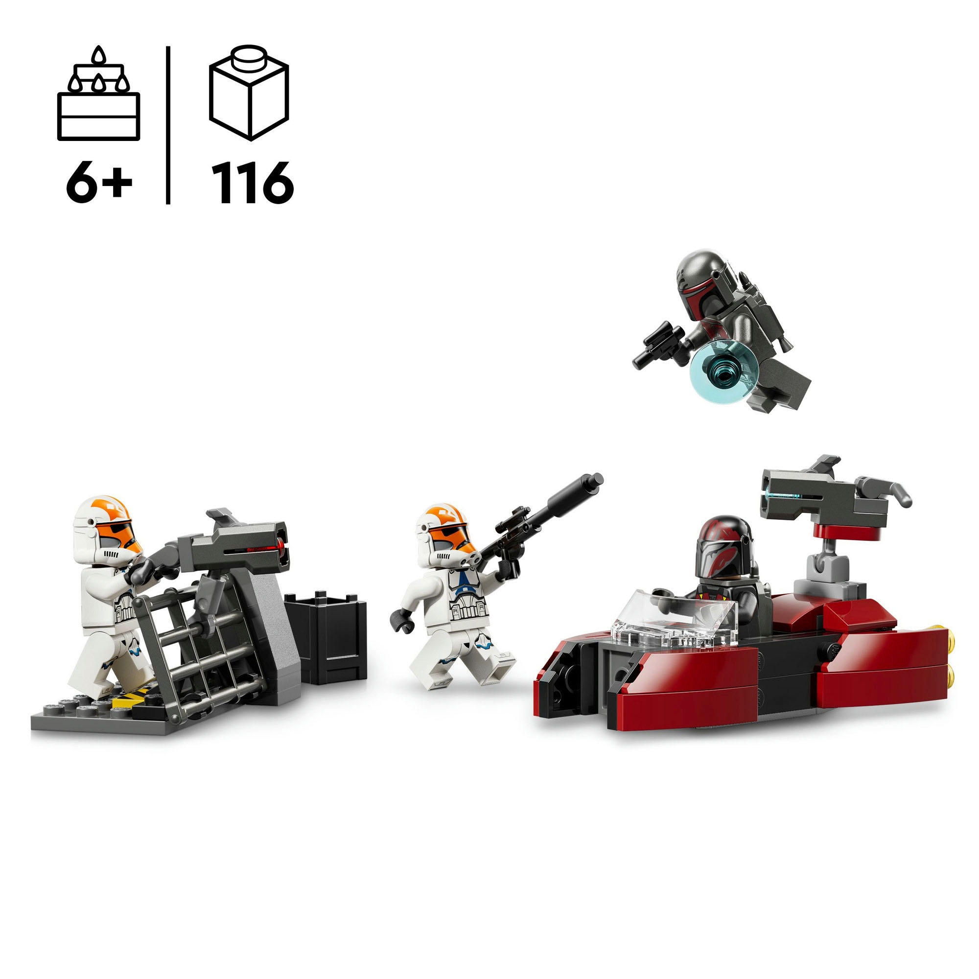 LEGO® Konstruktionsspielsteine »Belagerung von Mandalore Battle Pack (75449), LEGO Star Wars« Made in Europe
