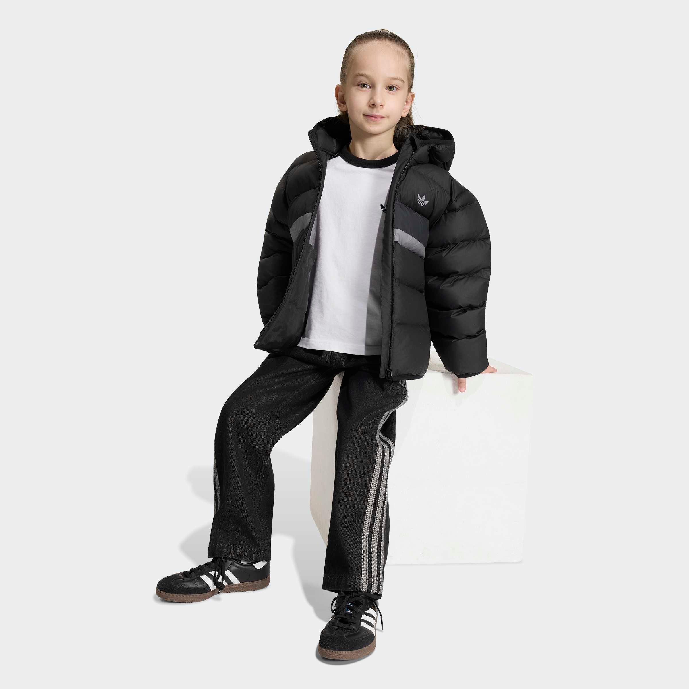 adidas Originals Trainingsjacke »PUFFER BLOCKING« Trainingsjacke für Kinder, sportlicher Stil