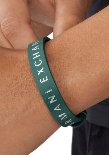 ARMANI EXCHANGE Armband »AXG0107040, AXG0108040, AXG0109040, AXG0106040«, (Set, 2 tlg.), zum Wenden