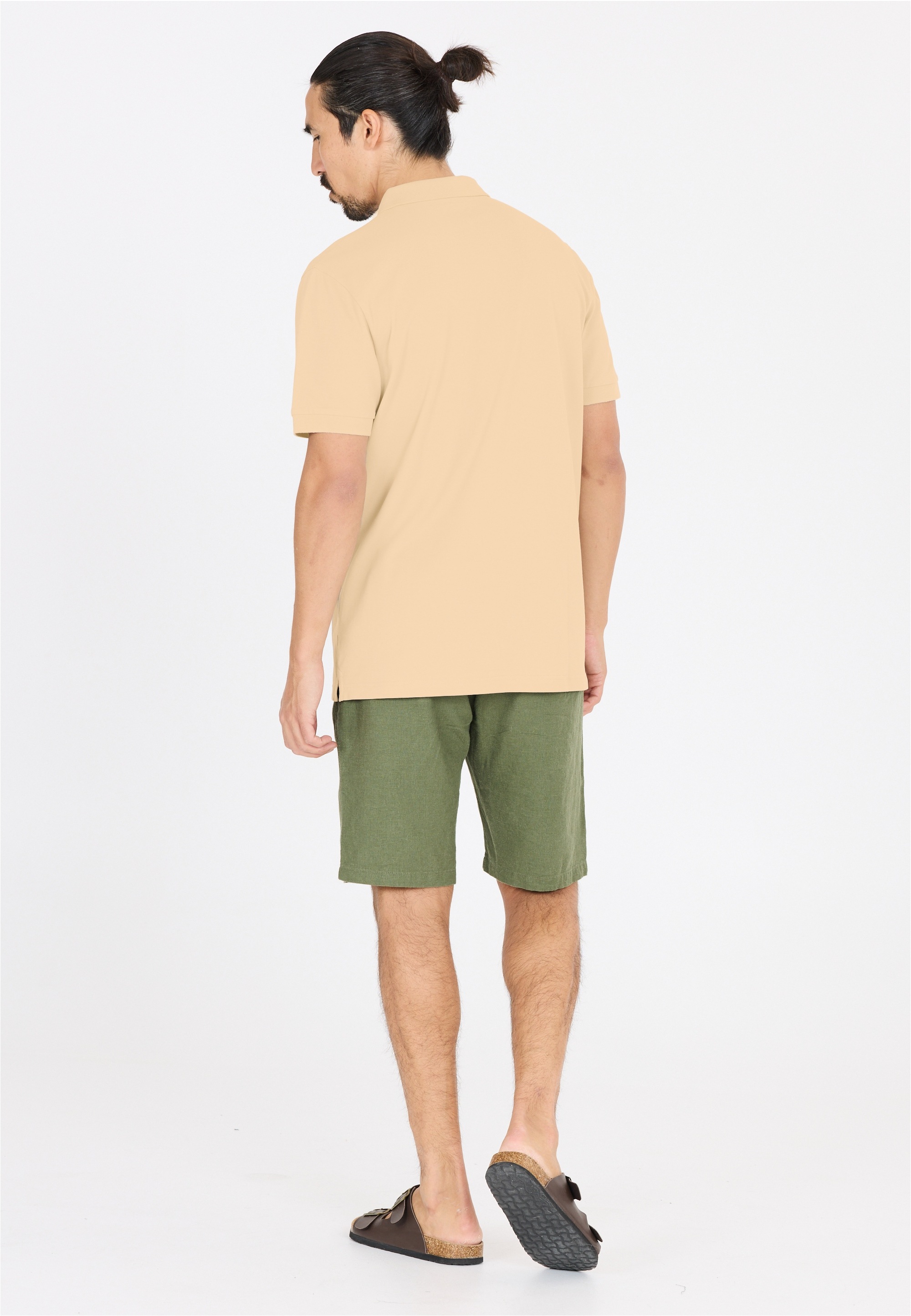 Langarm-Poloshirt CRUZ "Harrold M", Herren, Gr. XXL, grau (hellgrau), 96% Baumwolle, 4% Elasthan, unifarben, normal, ohne Ausschnitt, Shirts, im klassischen und vielseitigen Look 3