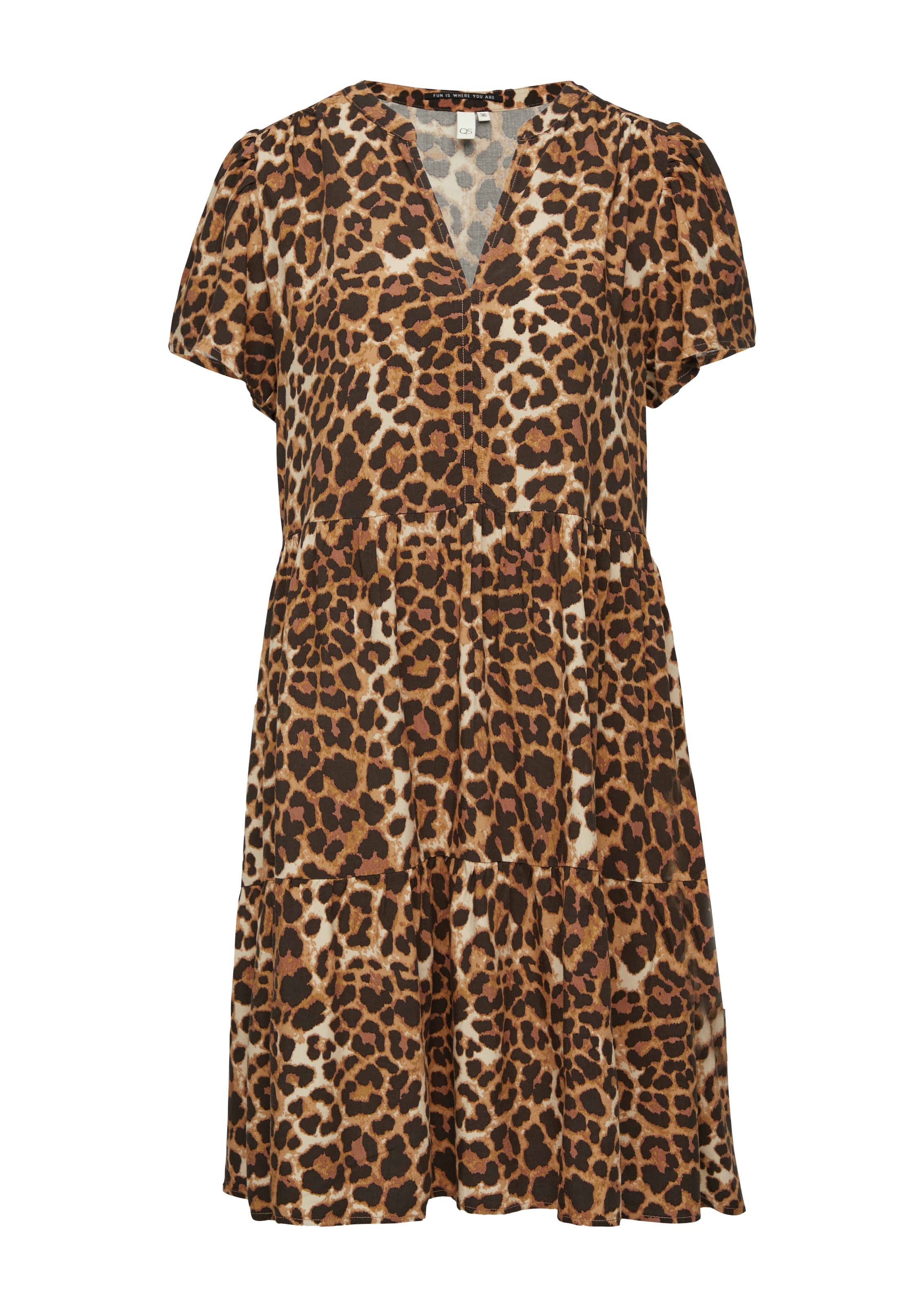 QS Sommerkleid, mit All-Over Print