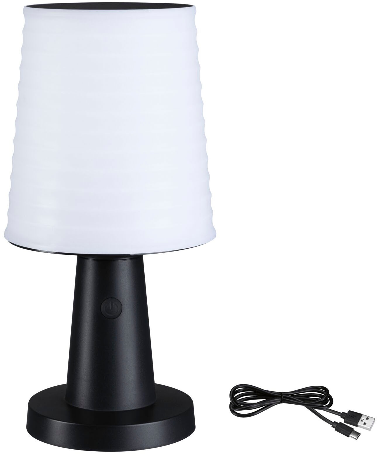 Paulmann LED Tischleuchte »Solar LED Tischleuchte Ilanga IP44 2700K 125lm Anthrazit«, 1 flammig, Leuchtmittel LED-Modul | LED fest integriert, mehrere Helligkeitsstufen, Dimmer, Ein-/Ausschalter