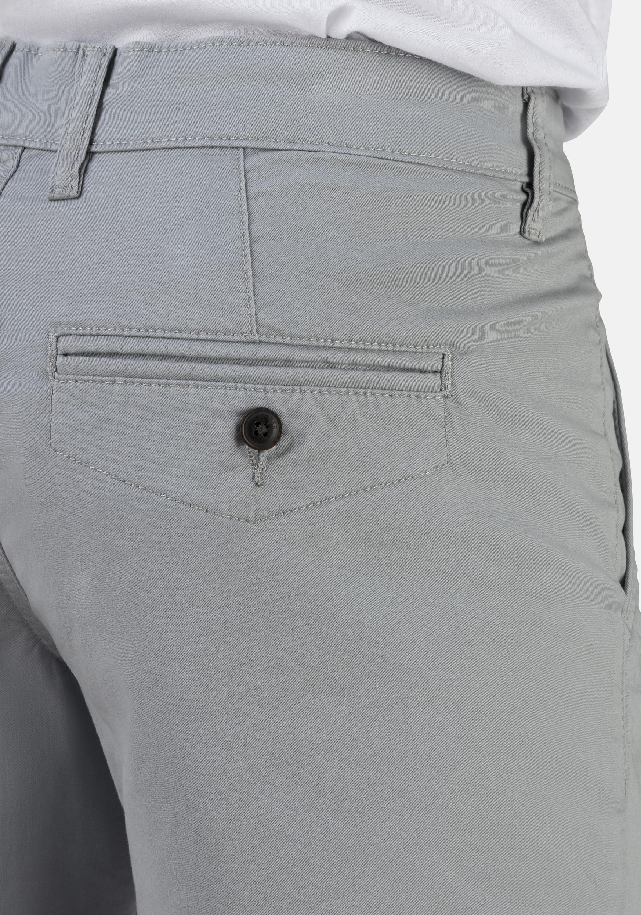 Stooker Men 5-Pocket-Jeans »Chinobermuda Bermuda«, Comfort Slim Fit Casual Clean Wash Twill Coloured für Herren