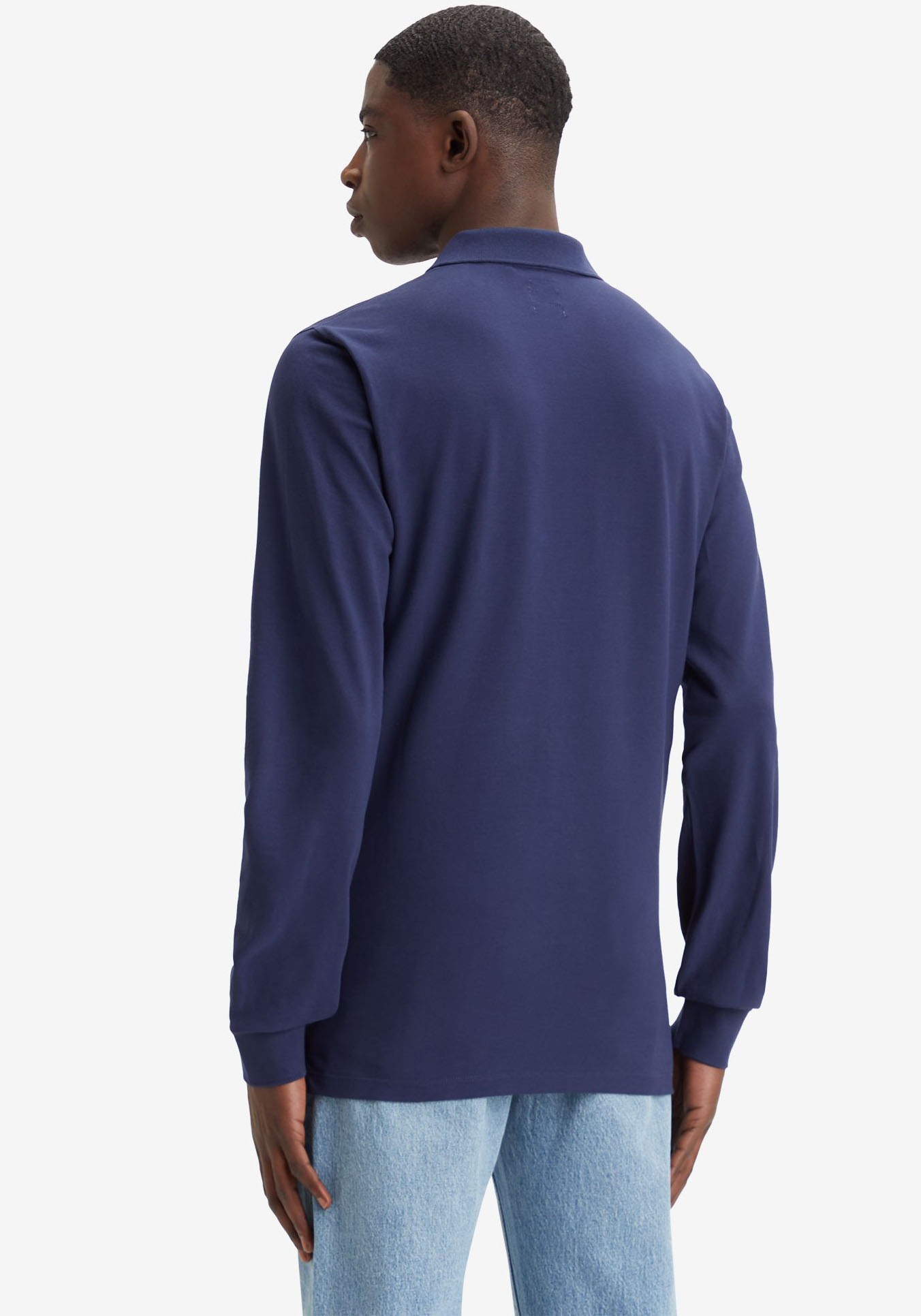 Thumbnail - Levis Langarm-Poloshirt mit Logo Stickerei