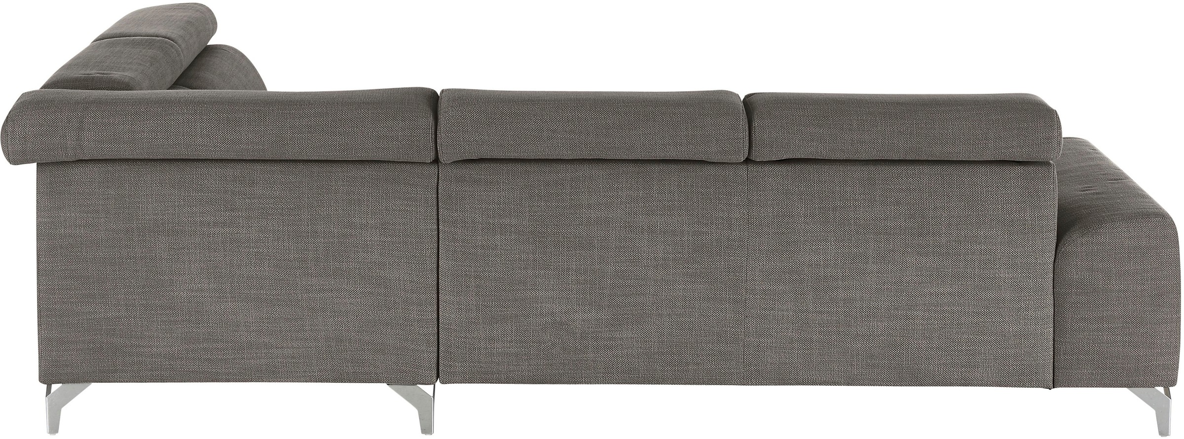 3C Candy Ecksofa »Greve Sofa immer mit manuelle Kopfteilverstellungen, modern, elegant«, wahlweise motorischer Sitzvorzug, bequem und zeitlos, L-Form