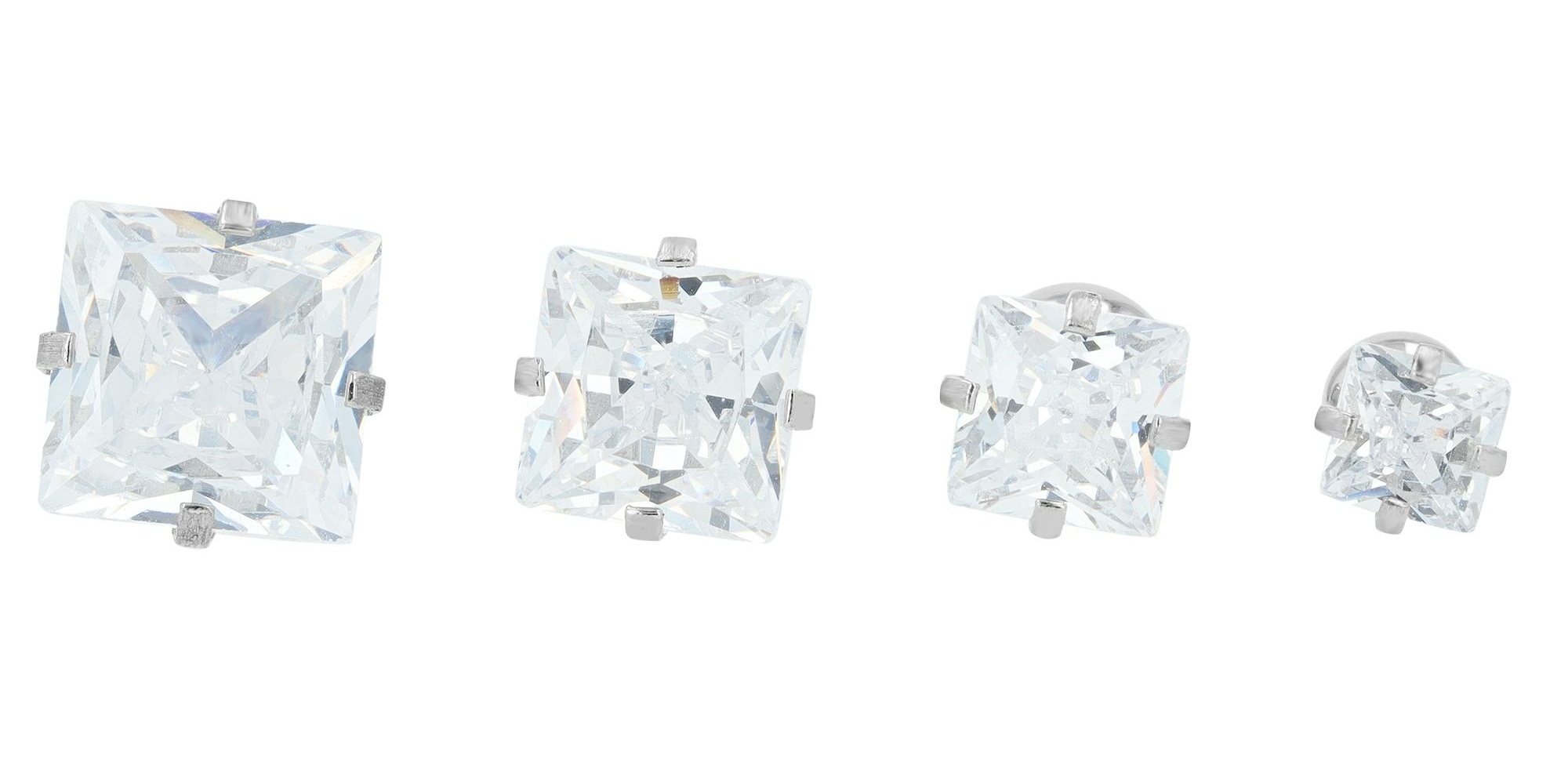 Adelia´s Paar Ohrhänger »Damen Ohrringe – Ohrstecker aus Edelstahl« Ideal zum Verschenken – schlicht und stilvoll