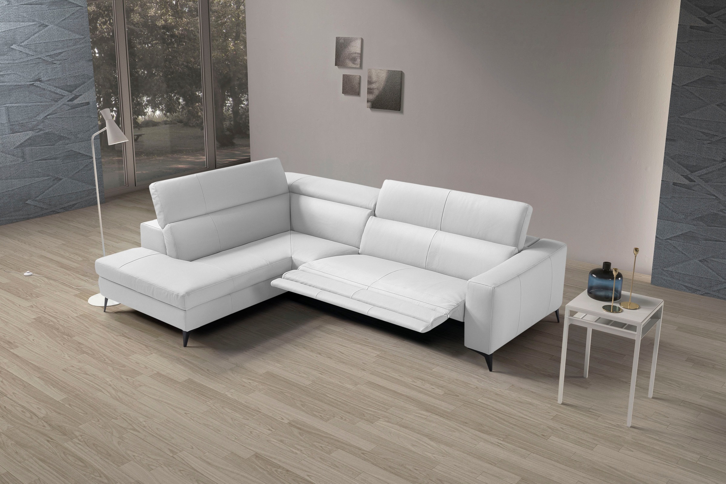 Egoitaliano Ecksofa "Edith, Designsofa mit hohem Sitzkomfort, L-Form" inkl. günstig online kaufen