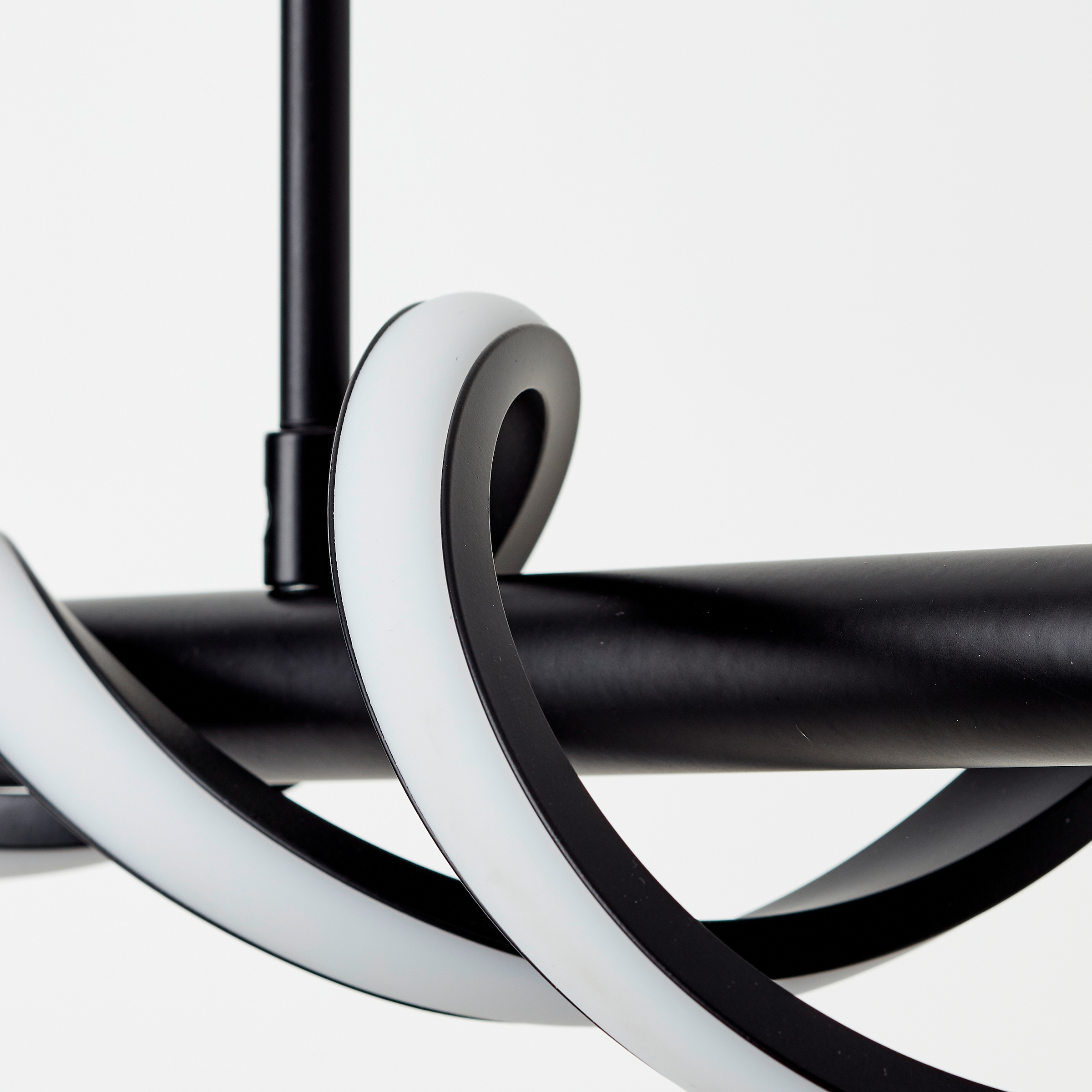 Brilliant LED Pendelleuchte »Amalie«, Höhe 150 cm, 2600 lm, kürzbar, Metall/Kunststoff, schwarz