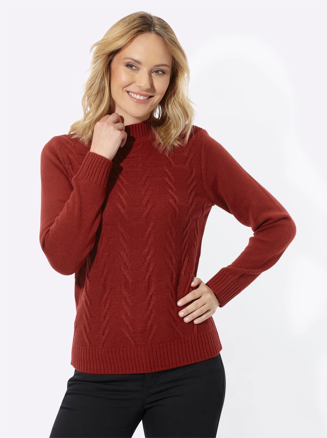 Classic Basics Stehkragenpullover "Stehkragen-Pullover"