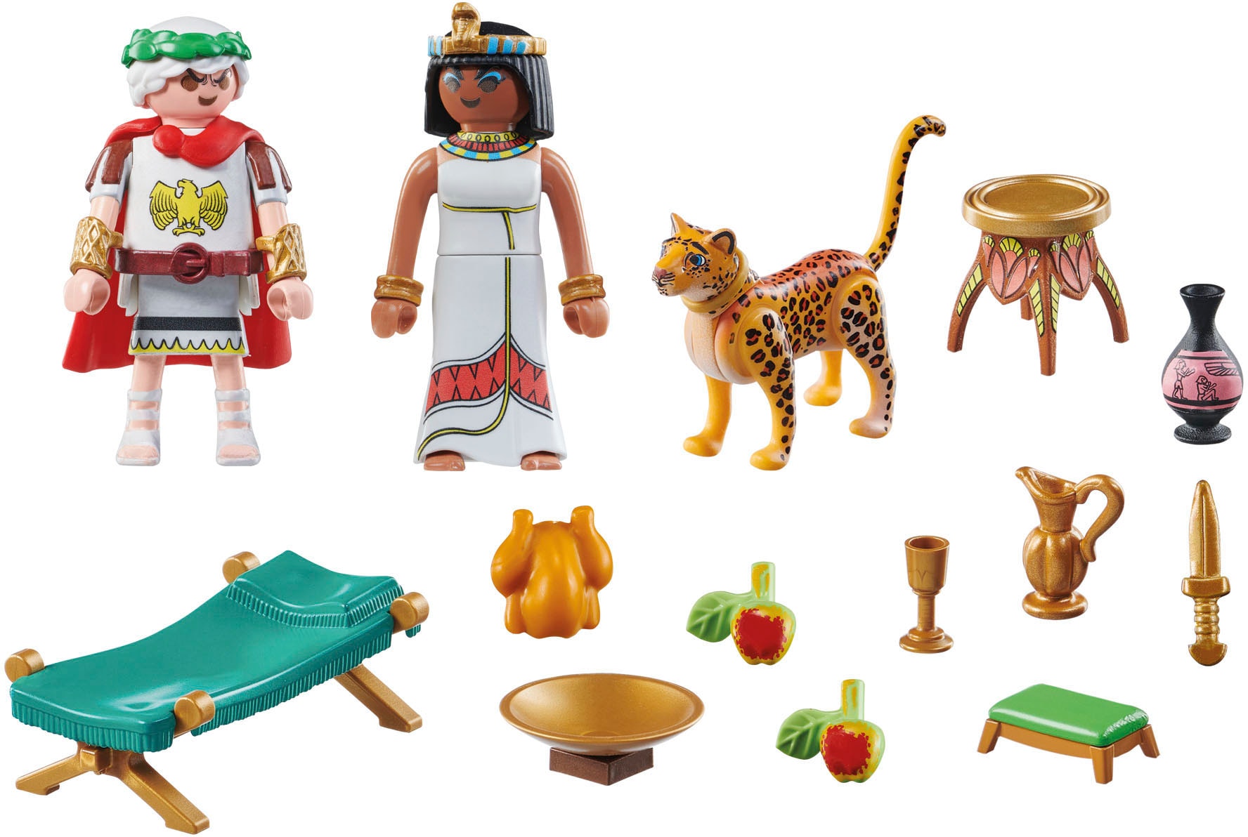 Playmobil® Konstruktions-Spielset »Cäsar und Kleopatra (71270), Asterix«, (28 St.), Made in Europe