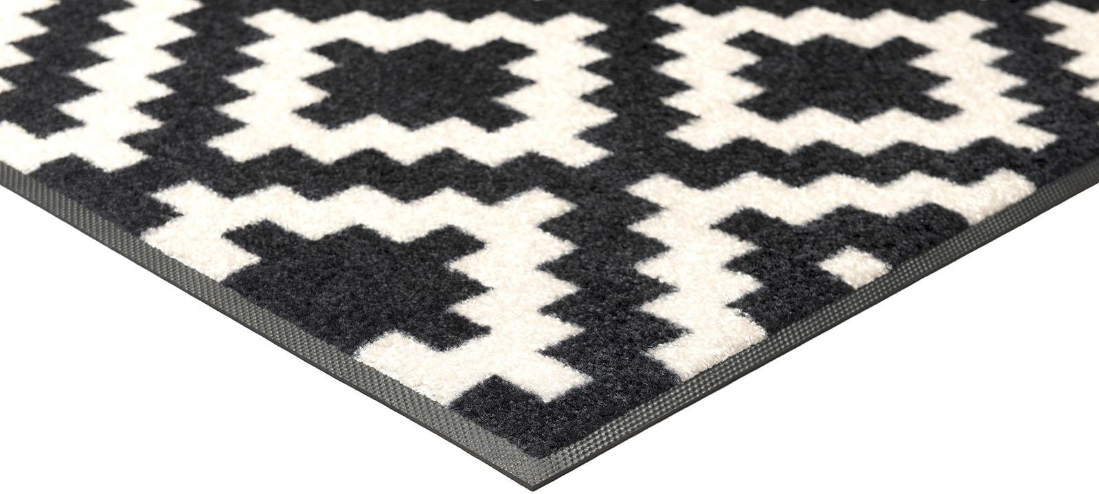 wash+dry by Kleen-Tex Teppich »Kalmar«, rechteckig, 7 mm Höhe, rutschhemmend, waschbar, Wohnzimmer