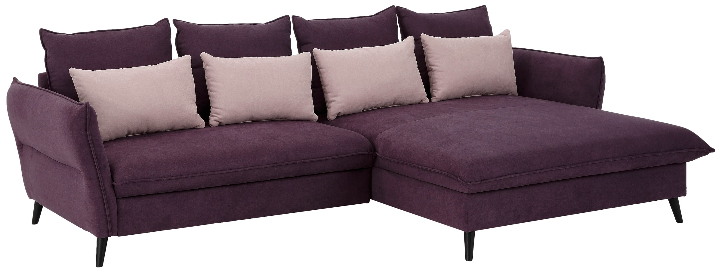 Home affaire Ecksofa "Tirano, moderne Optik, komfortabel, Breite 274cm,L-Fo günstig online kaufen