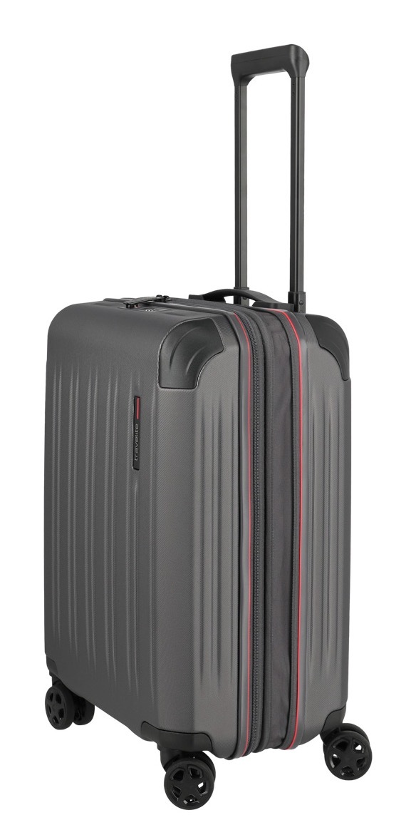 travelite Trolleyset »DYNAMIIC S+/M/L, verschiedene Farben«, (Set, 3 tlg., S+/M/L), Hartschalen-Koffer ABS Volumenerweiterung