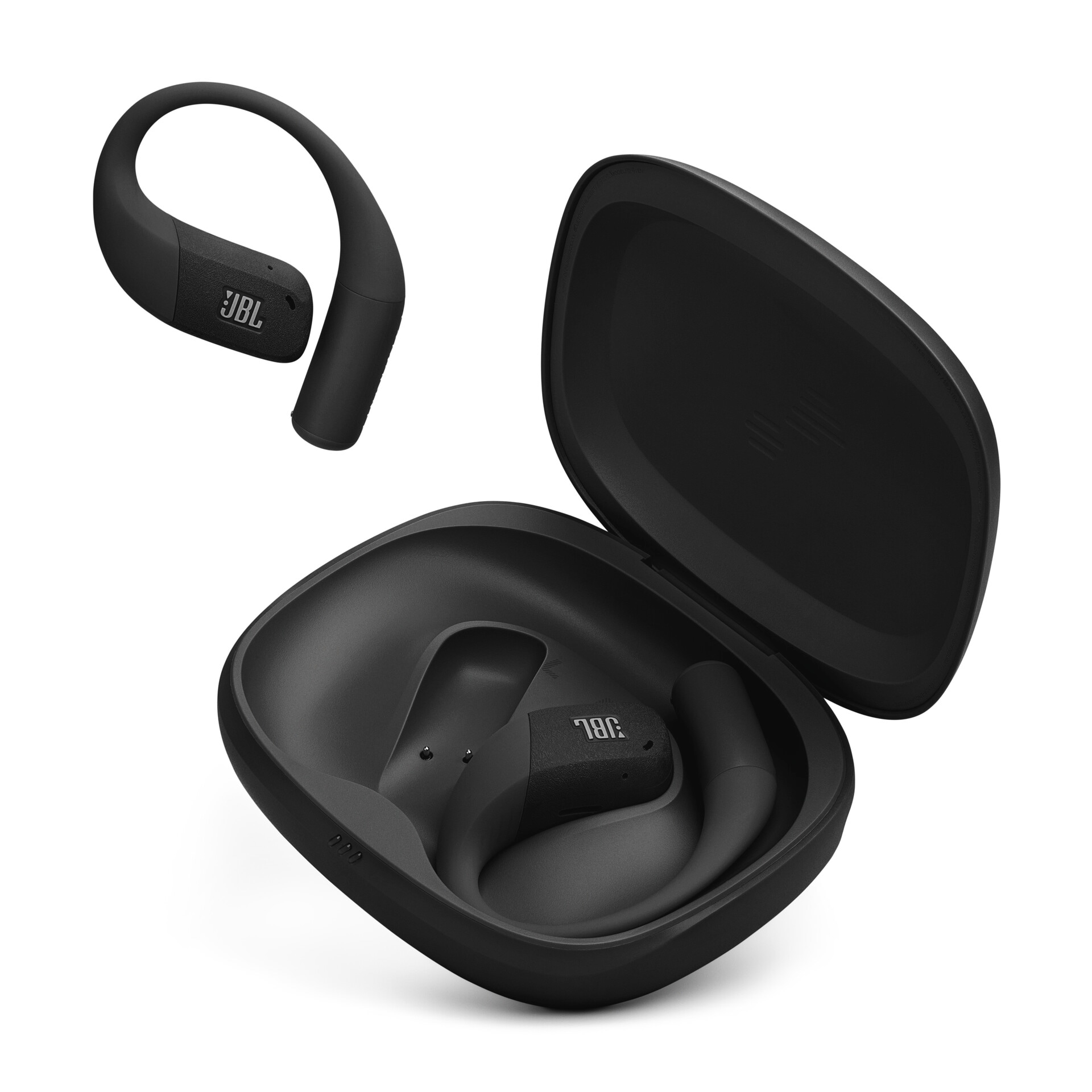 JBL Sport-Kopfhörer "Endurance Zone True Wireless Open-Ear Sport Headphones", grau, B:10cm H:4,1cm T:16,5cm, Kopfhörer - Einheitsgröße