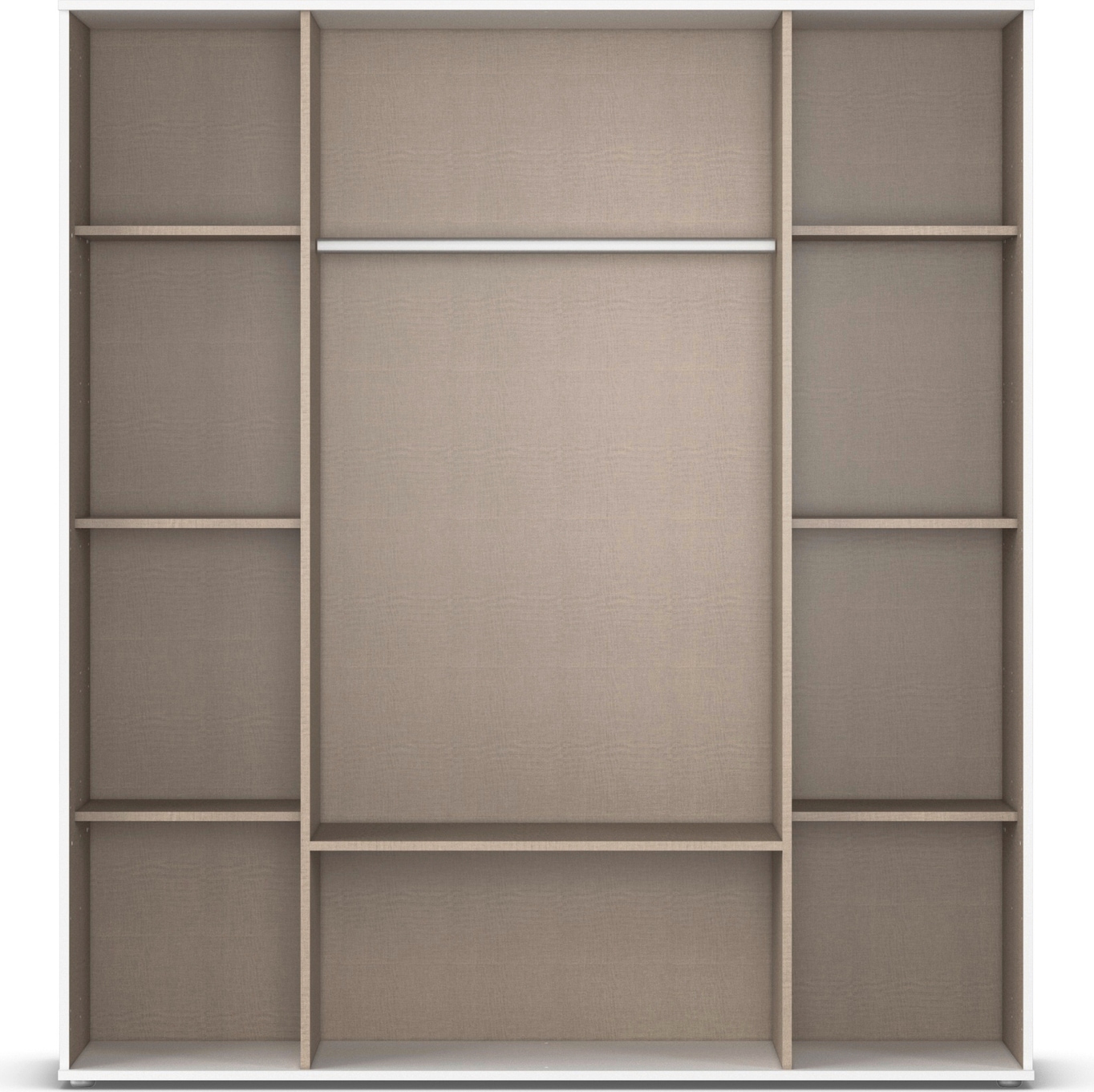 rauch Drehtürenschrank »Kleiderschrank Schrank Garderobe Wäscheschrank ESSEA in 2 Breiten«, mit 2 Schubladen, in schlichtem Design, moderne Griffe MADE IN GERMANY