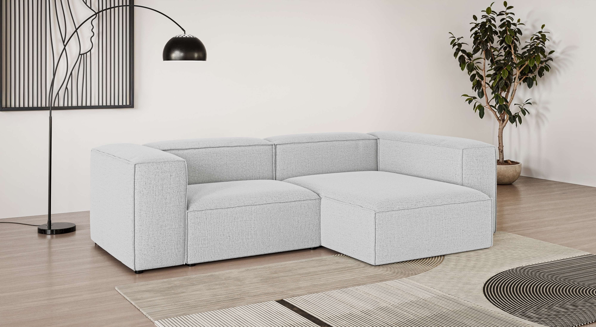INOSIGN Ecksofa "HAILY L-Form links/rechts, Modularsofa, Maße B/T/H: 260/16 günstig online kaufen