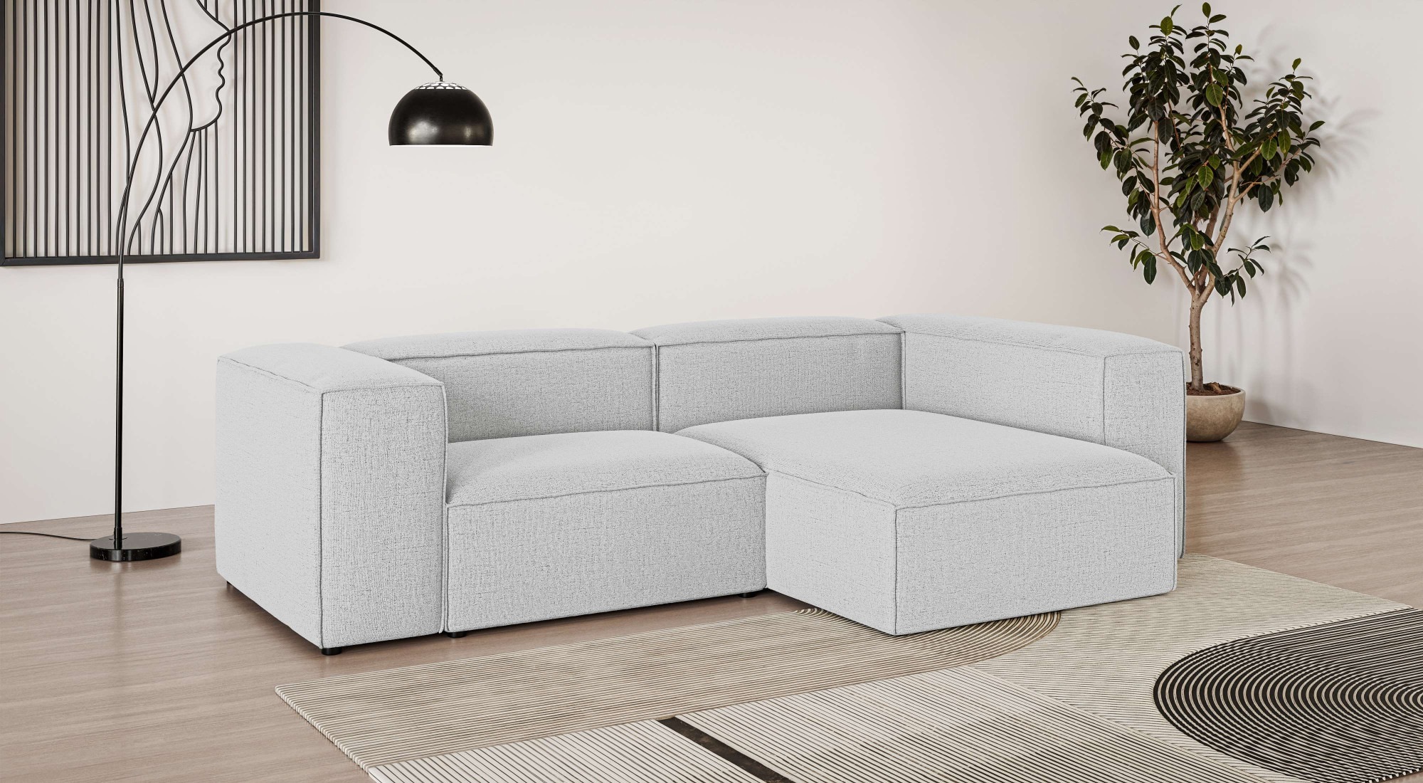 OTTO home Ecksofa "HAILY L-Form links/rechts, Modularsofa, Sitztiefe 70/130 günstig online kaufen