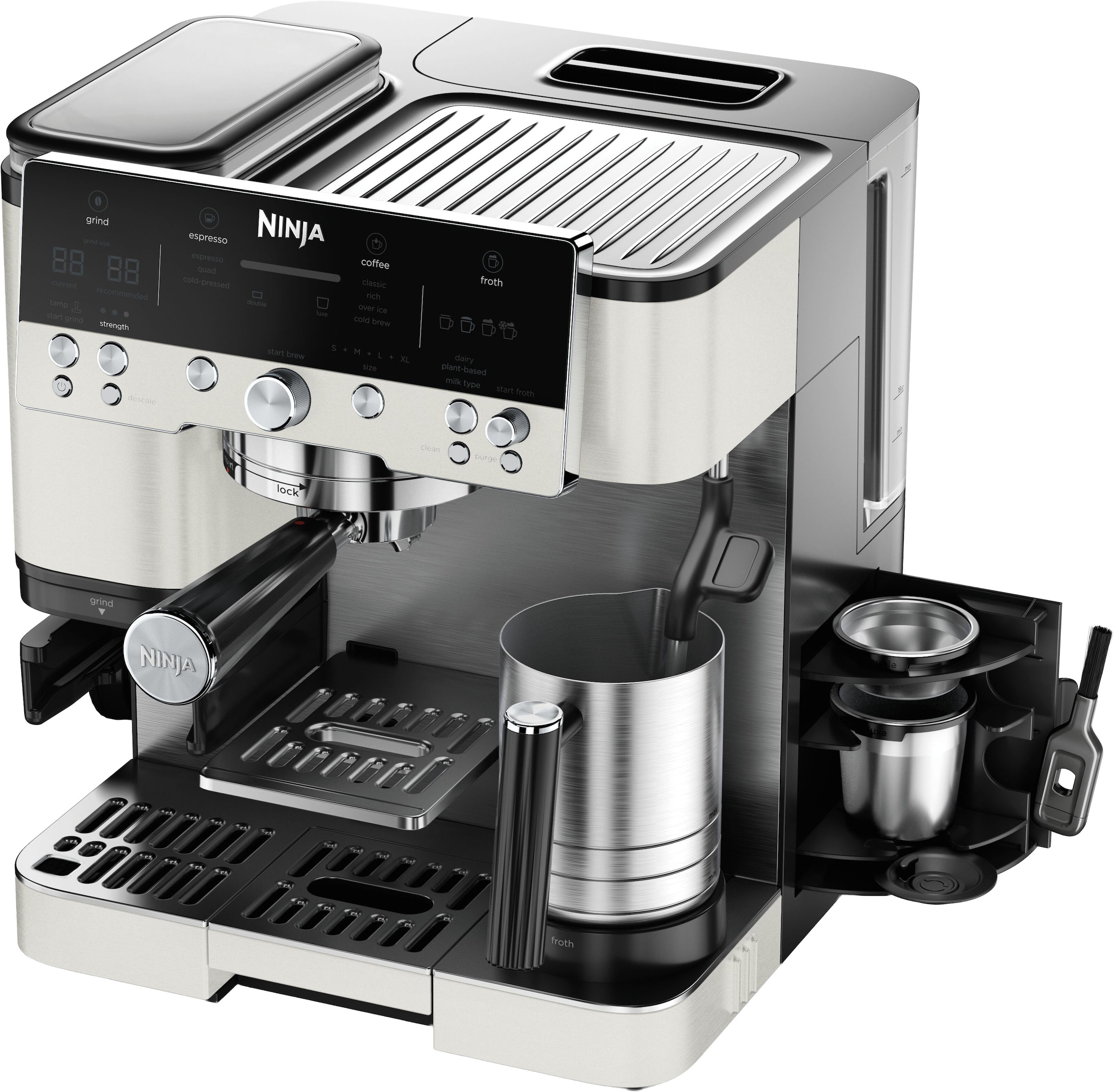 NINJA Espressomaschine »ES655EU  Luxe Café Premier Plus-Serie« Drei Maschinen in einer: Espresso-, Filterkaffee- und Cold Brew