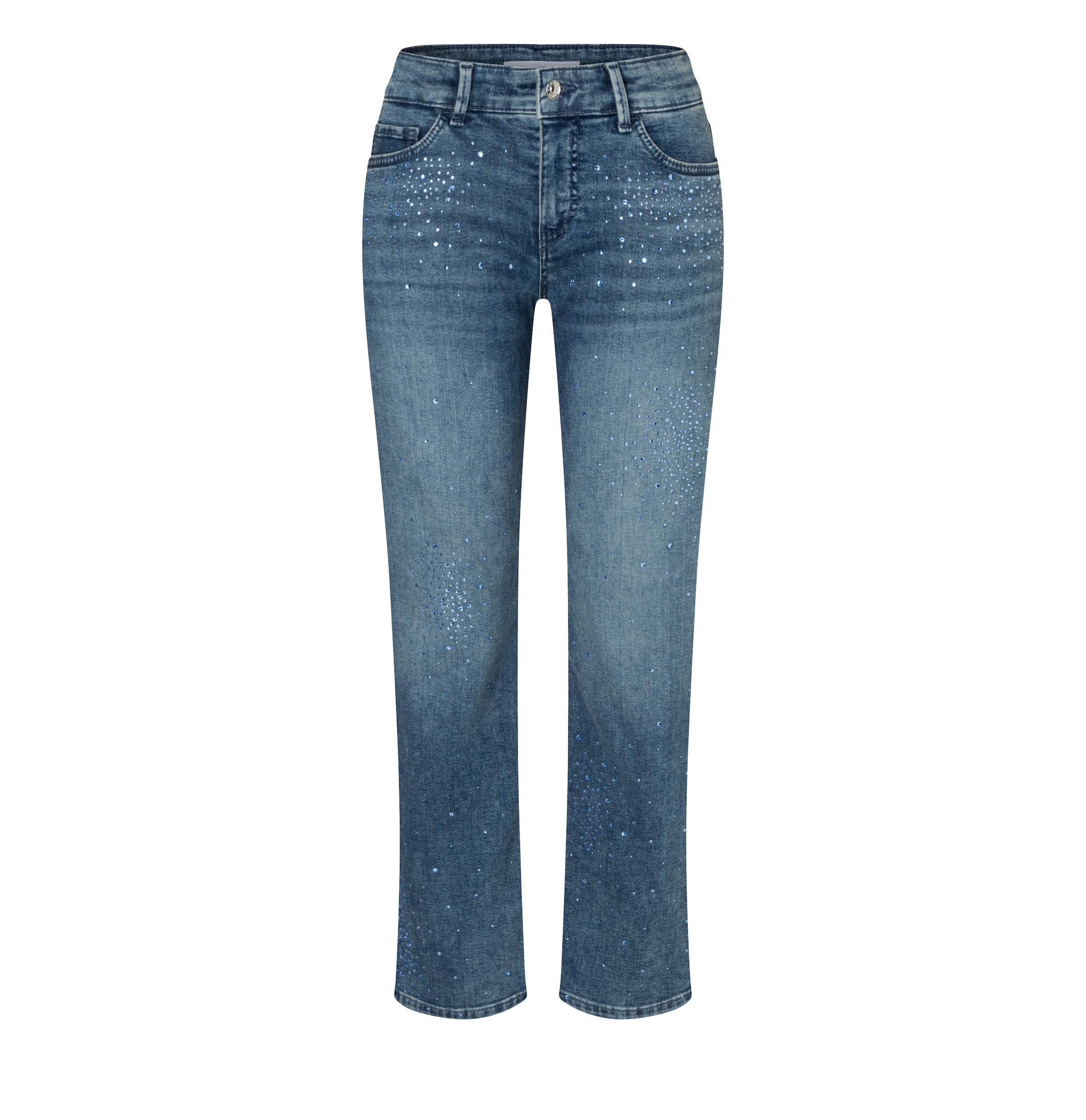 MAC 7/8-Jeans »CARRIE straight glamour« mit Schmuckdetails