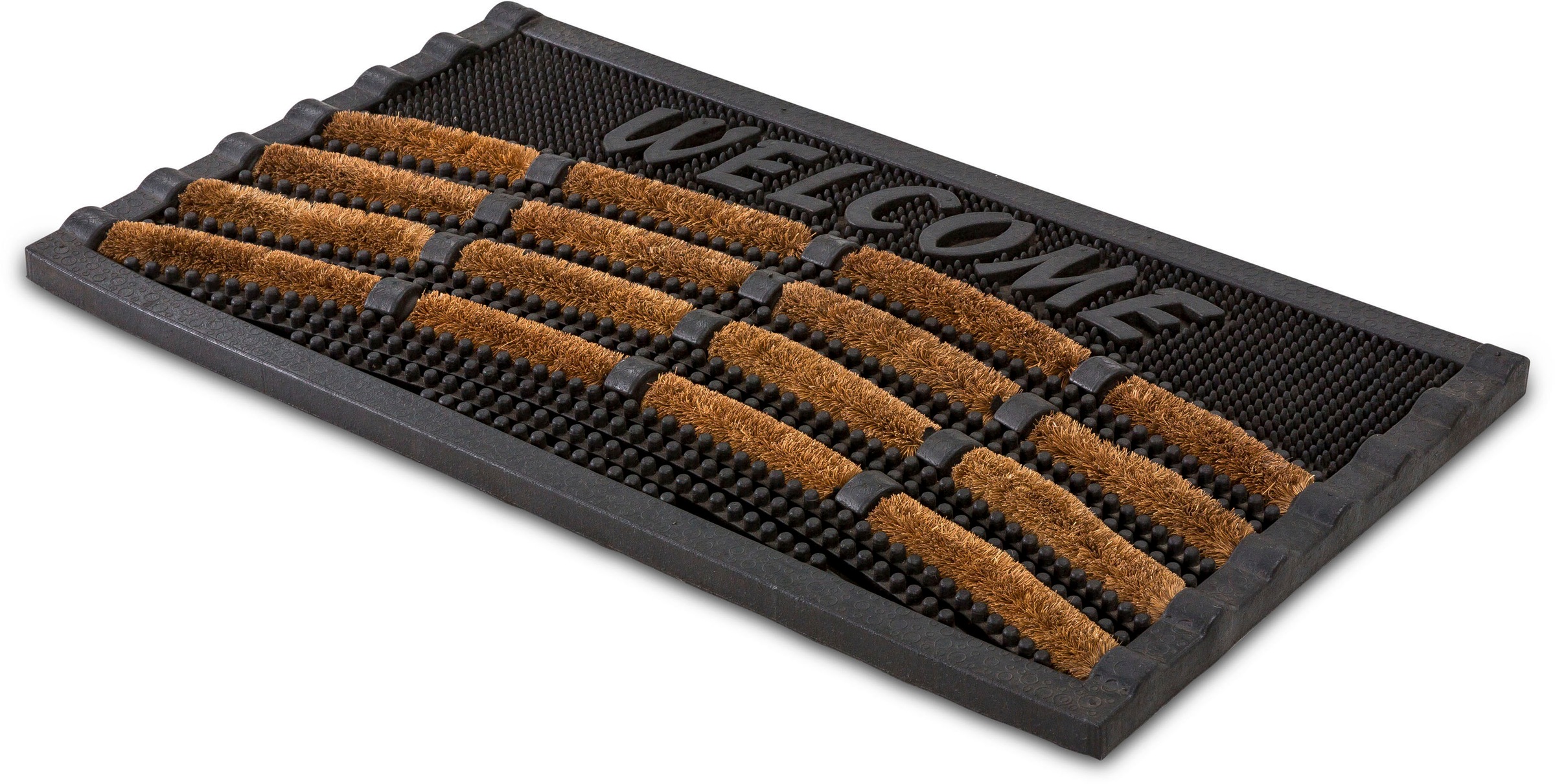 ASTRA Rimini Doormat Black/Natural 40x60 cm 2