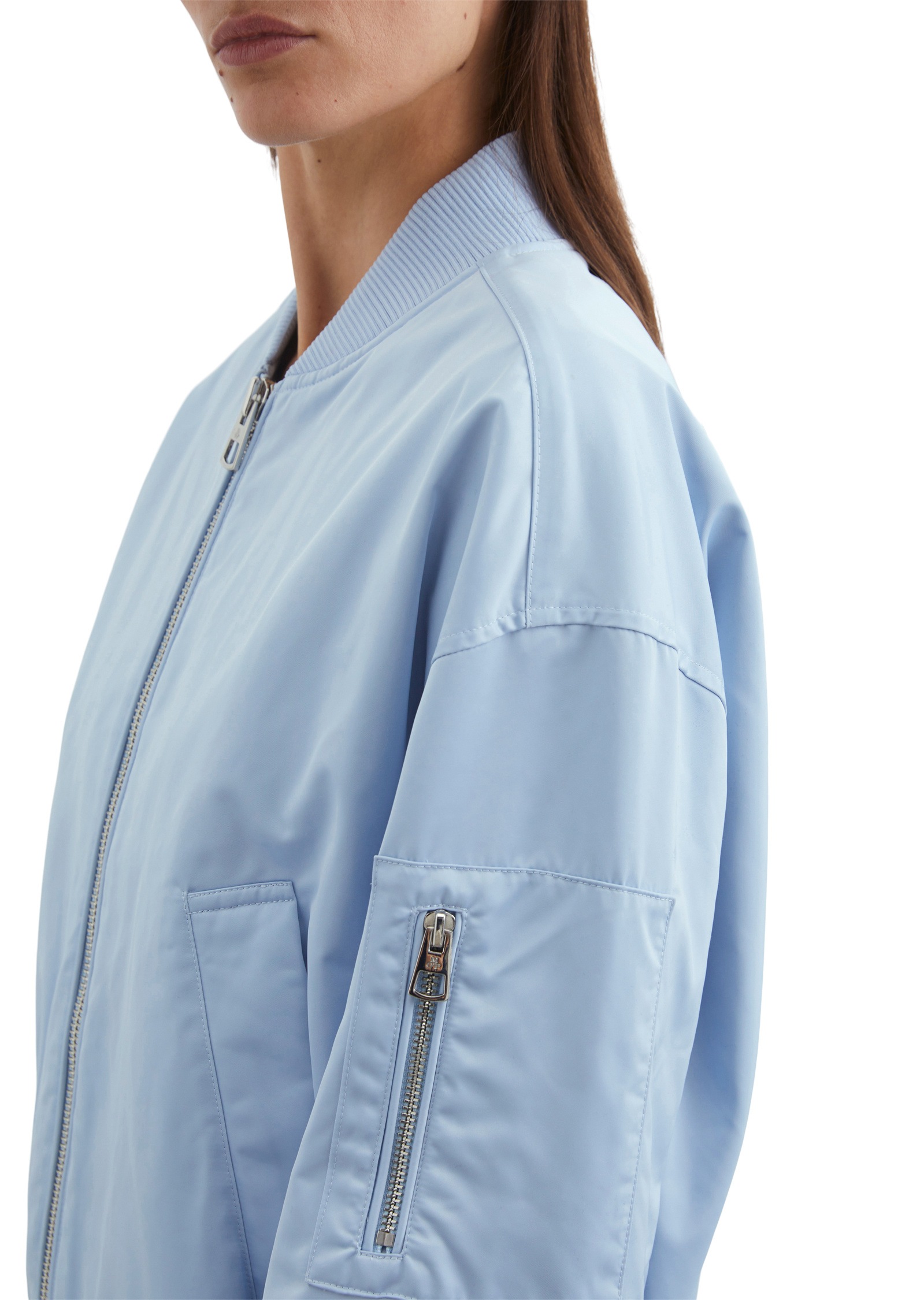 Marc O'Polo Outdoorjacke »aus recyceltem Polyester-Twill«, ohne Kapuze