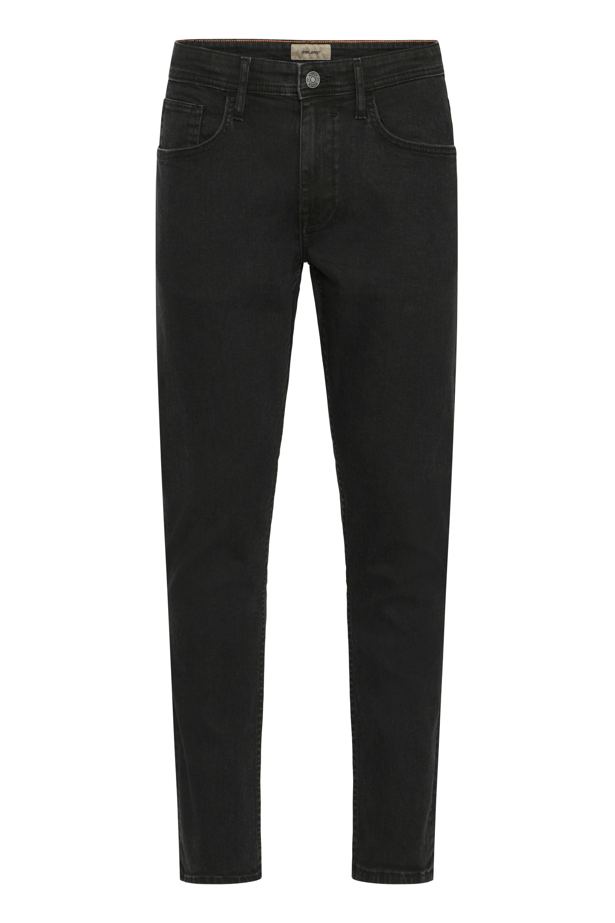 Slim-fit-Jeans BLEND "BHTwister", Herren, Gr. 31, Länge 34, denim schwarz, Denim/Jeans, 98% Baumwolle, 2% Elasthan, unifarben, normal lang, Jeans Slim-fit-Jeans, Jeanshose mit normalem Bund und schmalem Bein - Twister Fit