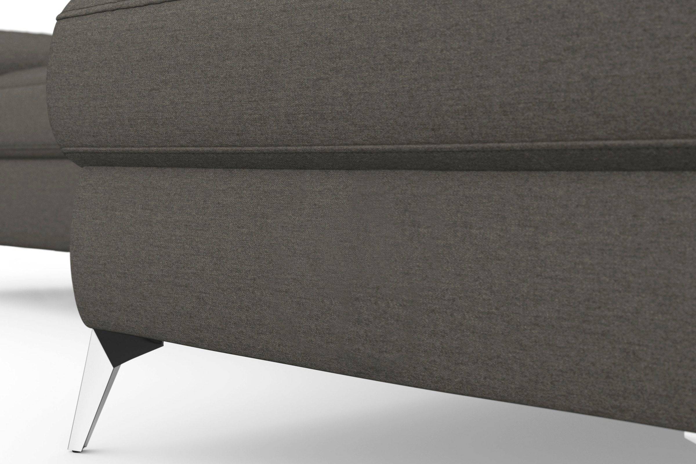 sit&more Ecksofa »Padua L-Form« inklusive Sitztiefenverstellung, Armteilfunktion und Federkern