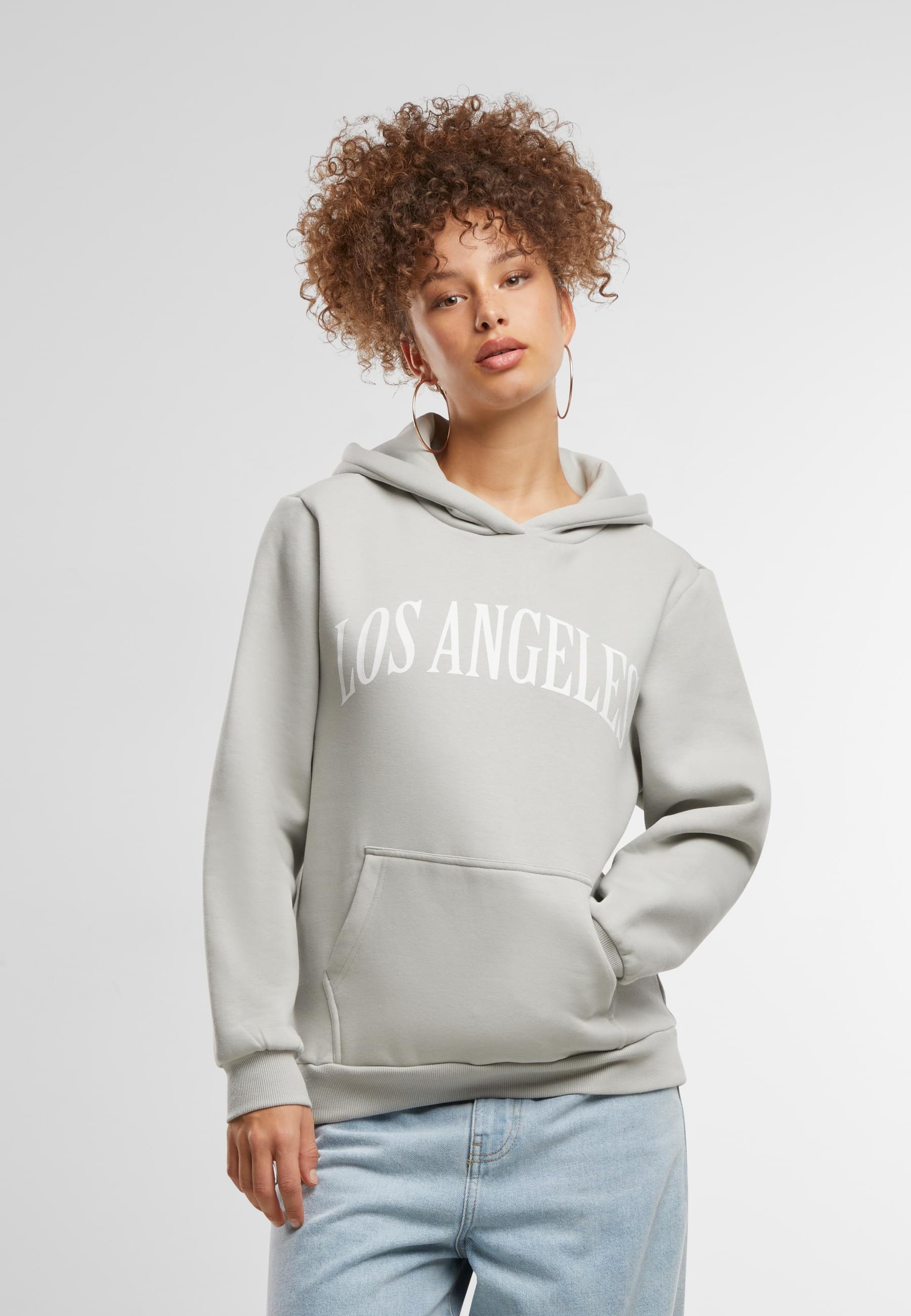Miss Tee Kapuzenpullover »Miss Tee Los Angeles Ladies Fluffy Hoody«, (1 tlg.)
