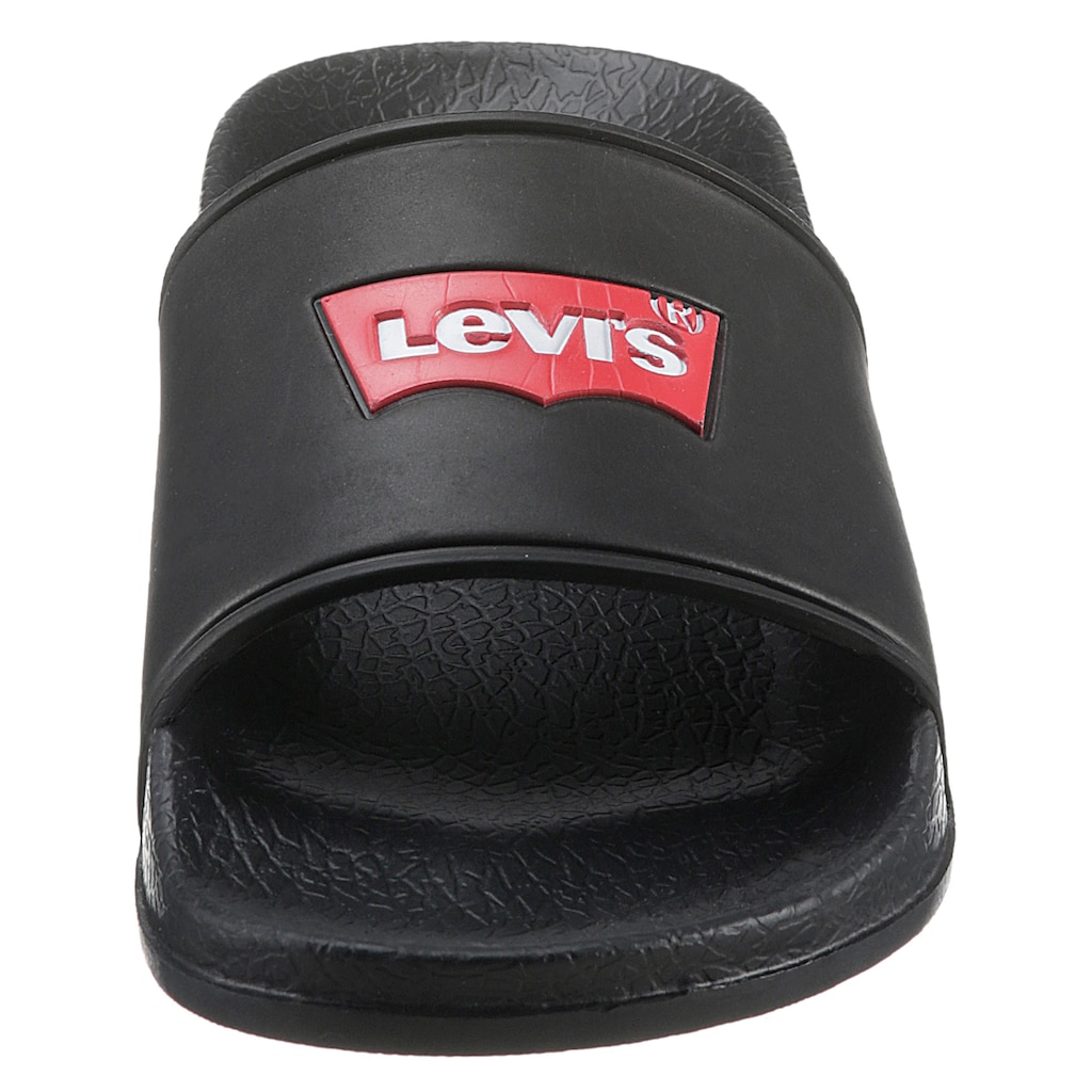 Levi's® Kids Badepantolette »Levi´s POOL«, Sommerschuh, Badeschuh, Poolslides mit auffälligem Markenlogo