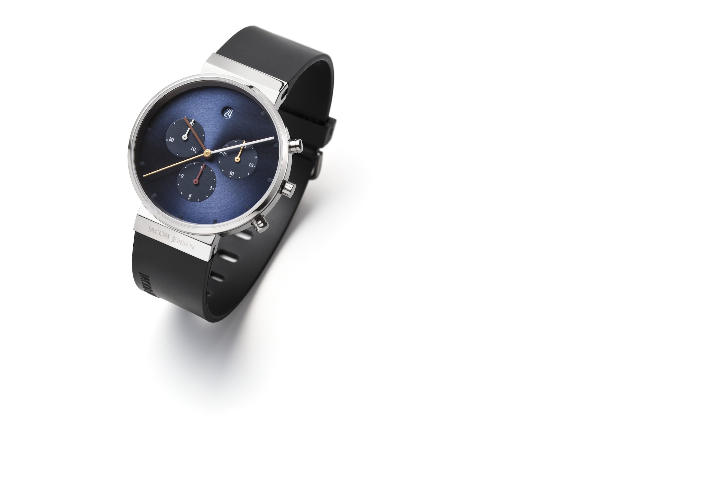 Jacob Jensen Chronograph »Chrono« Quarzuhr, Armbanduhr, Herrenuhr, analog, Tag