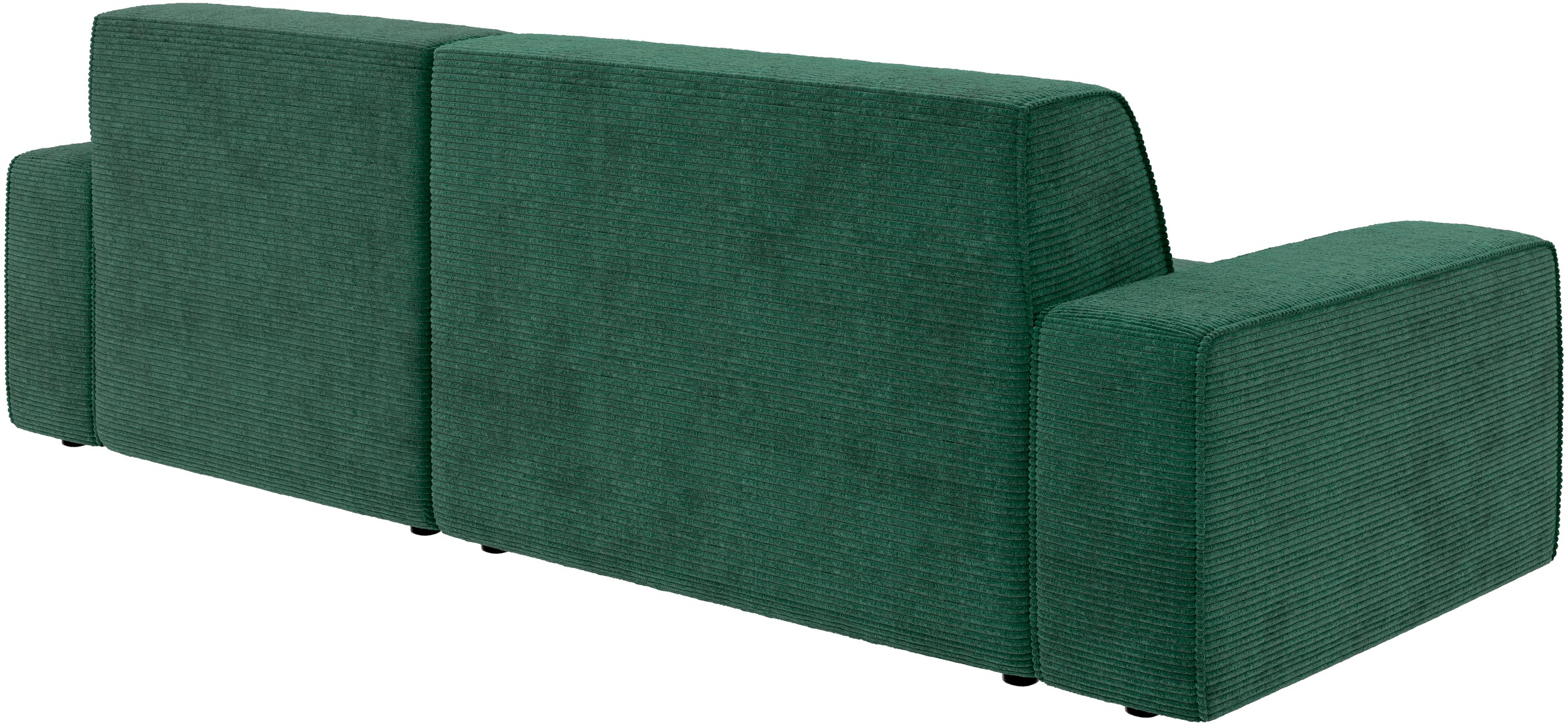 TRENDMANUFAKTUR Ecksofa »Graz, wahlweise mit Sitzvorschub und Bettkasten, L-Form, Breite 246 cm«, in Cord-, haustierfreundlichem LEO Struktur- oder LUMOS-3D-Bezug