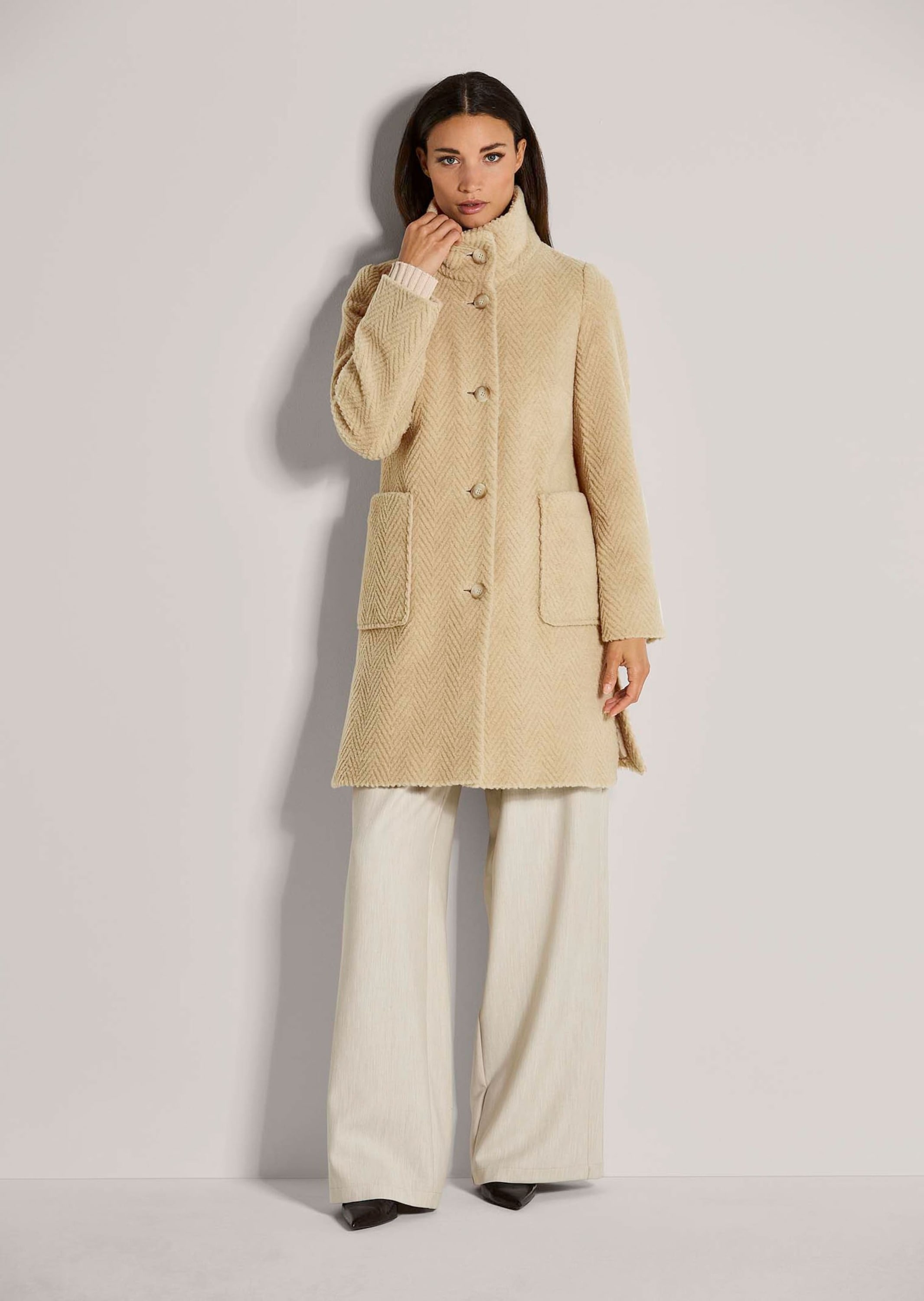 MADELEINE Langmantel »Mantel Leicht gefütterter Einreiher mit Vintage-Note«