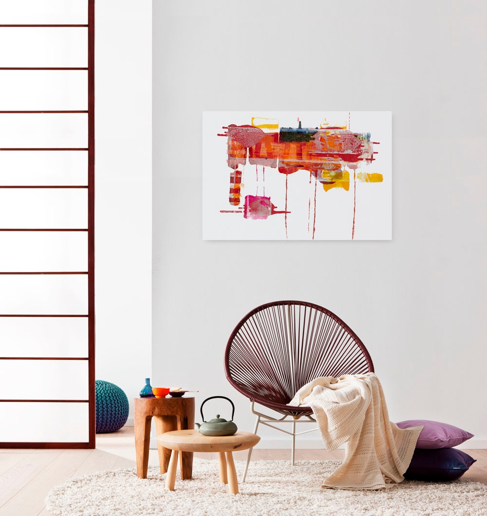 Komar Leinwandbild "Ruby Red - Größe 60 x 90 cm" Natur 1 Stk. tlg. Keilrahmenbild mi Echtholzrahmen