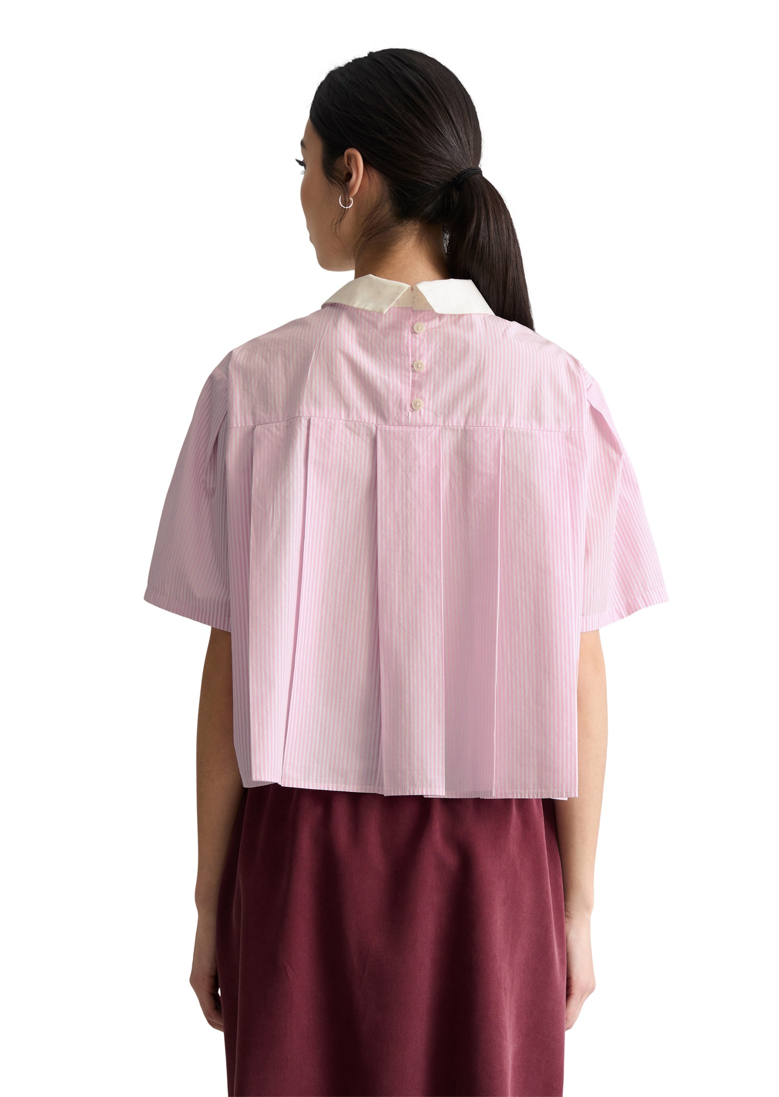 Marc OPolo DENIM Kurzarmbluse relaxed aus Papertouch Popeline günstig online kaufen