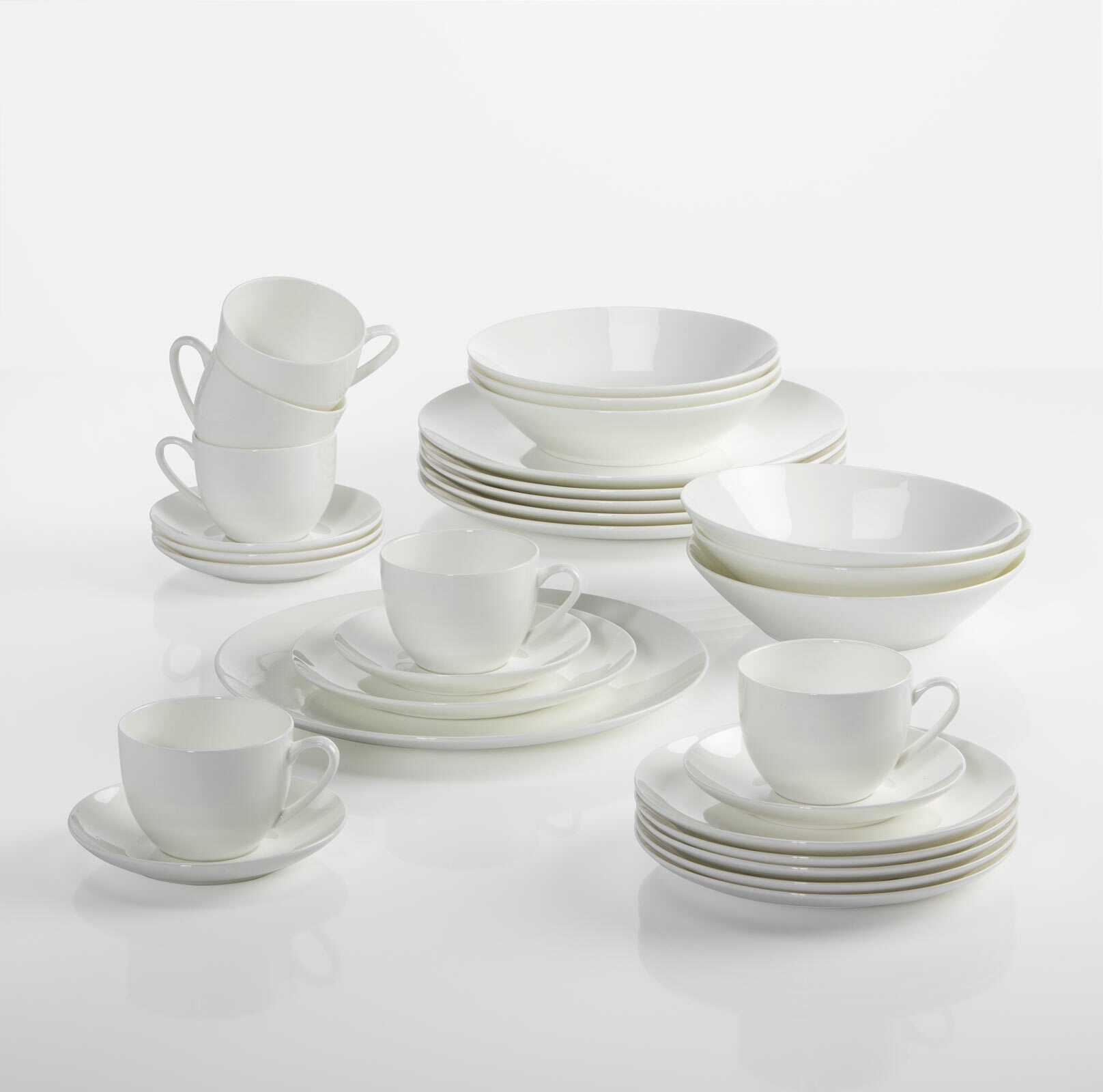 Maxwell & Williams Geschirr-Set »Kaffee- und Tafelset Cashmere Resort weiß«
