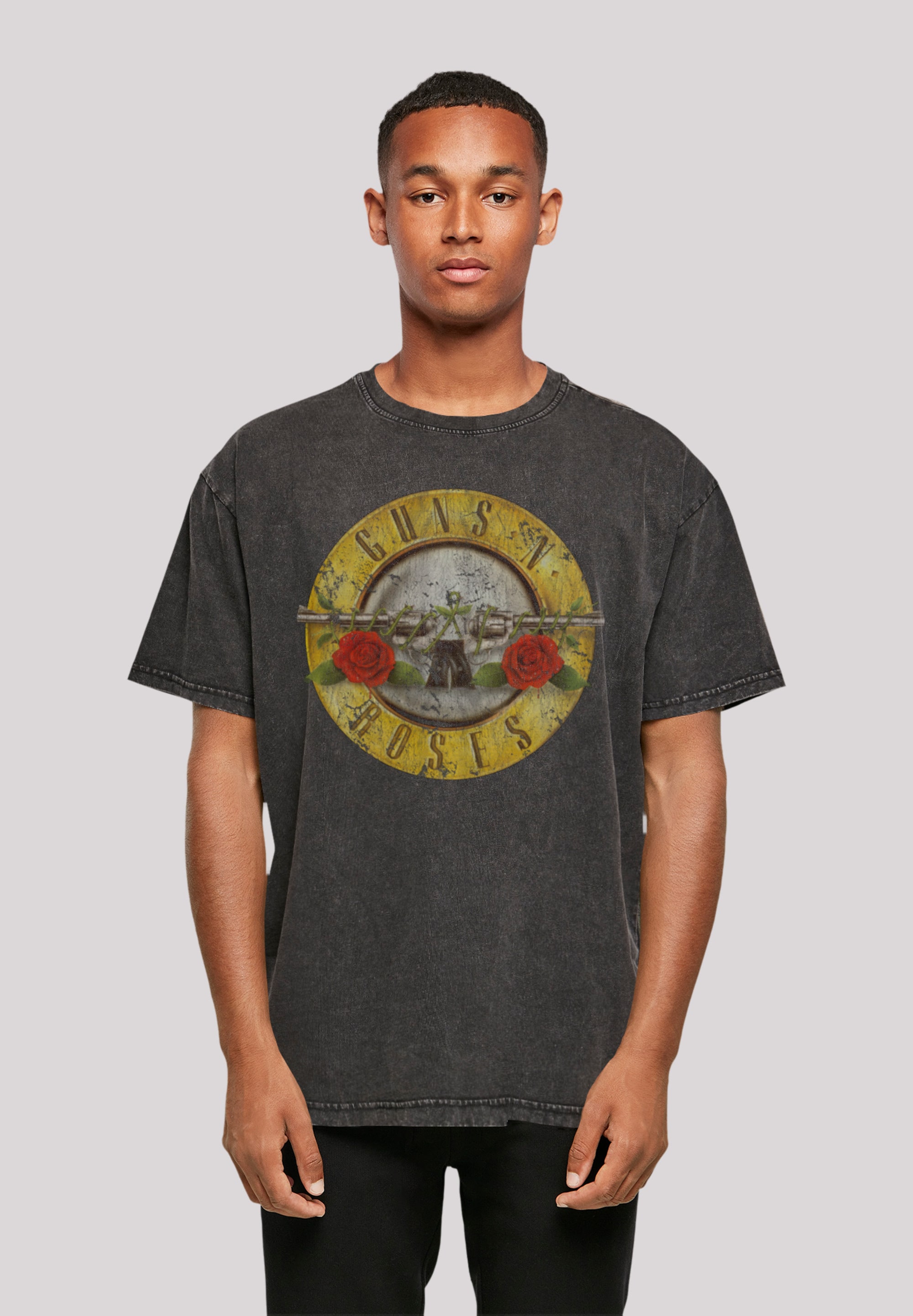 Classic »Guns F4NT4STIC für ▷ Roses \'n\' Black«, Logo | Vintage BAUR Print T-Shirt