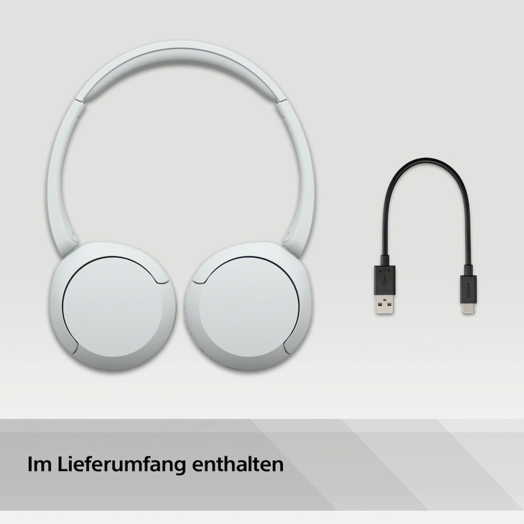 Sony On-Ear-Kopfhörer »WHCH520«, Bluetooth, Freisprechfunktion-Rauschunterdrückung