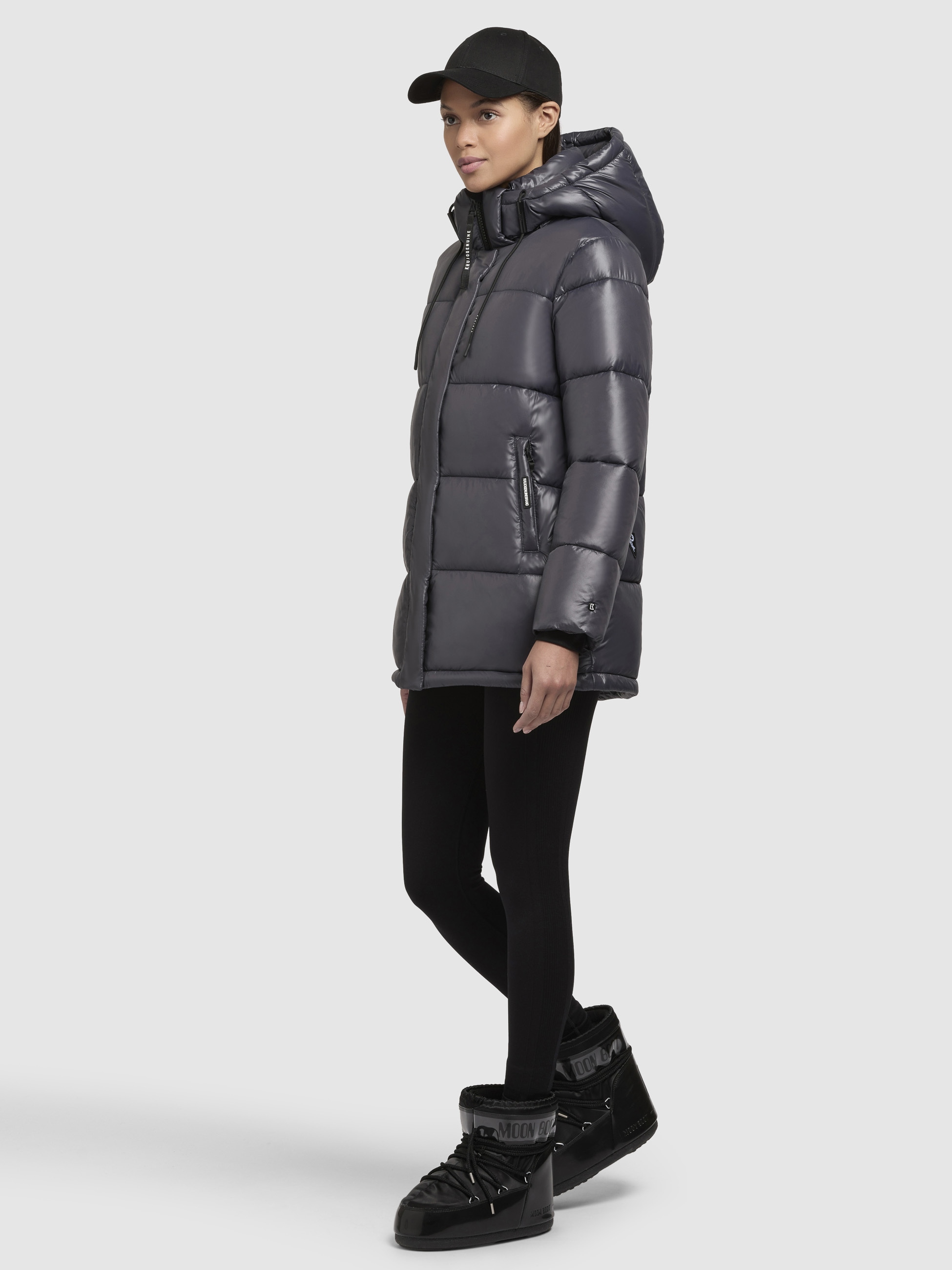 khujo Steppjacke »WORD3 SATIN«, mit Kapuze